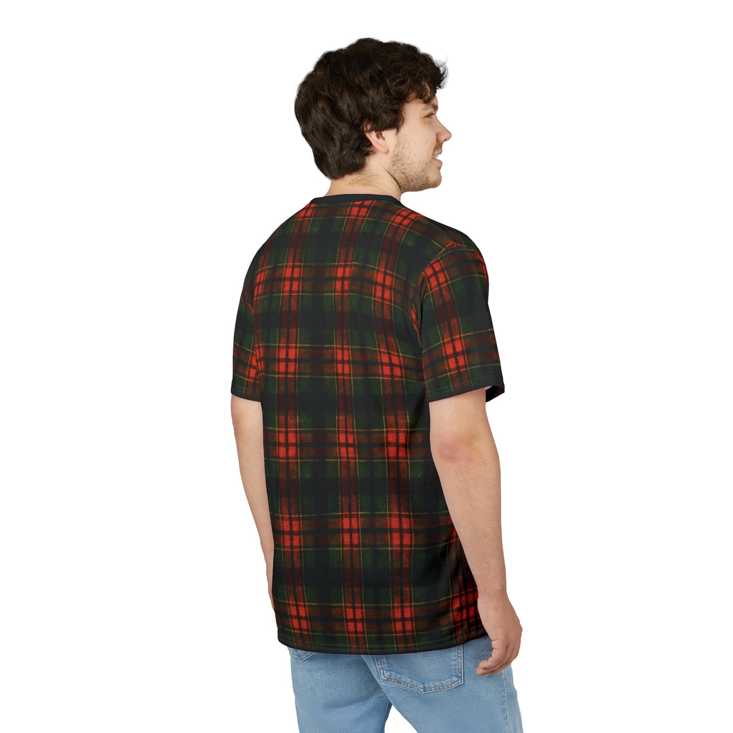 "Kilmor Brieve Tartan", Unisex Tee (Brieve Black Collar)