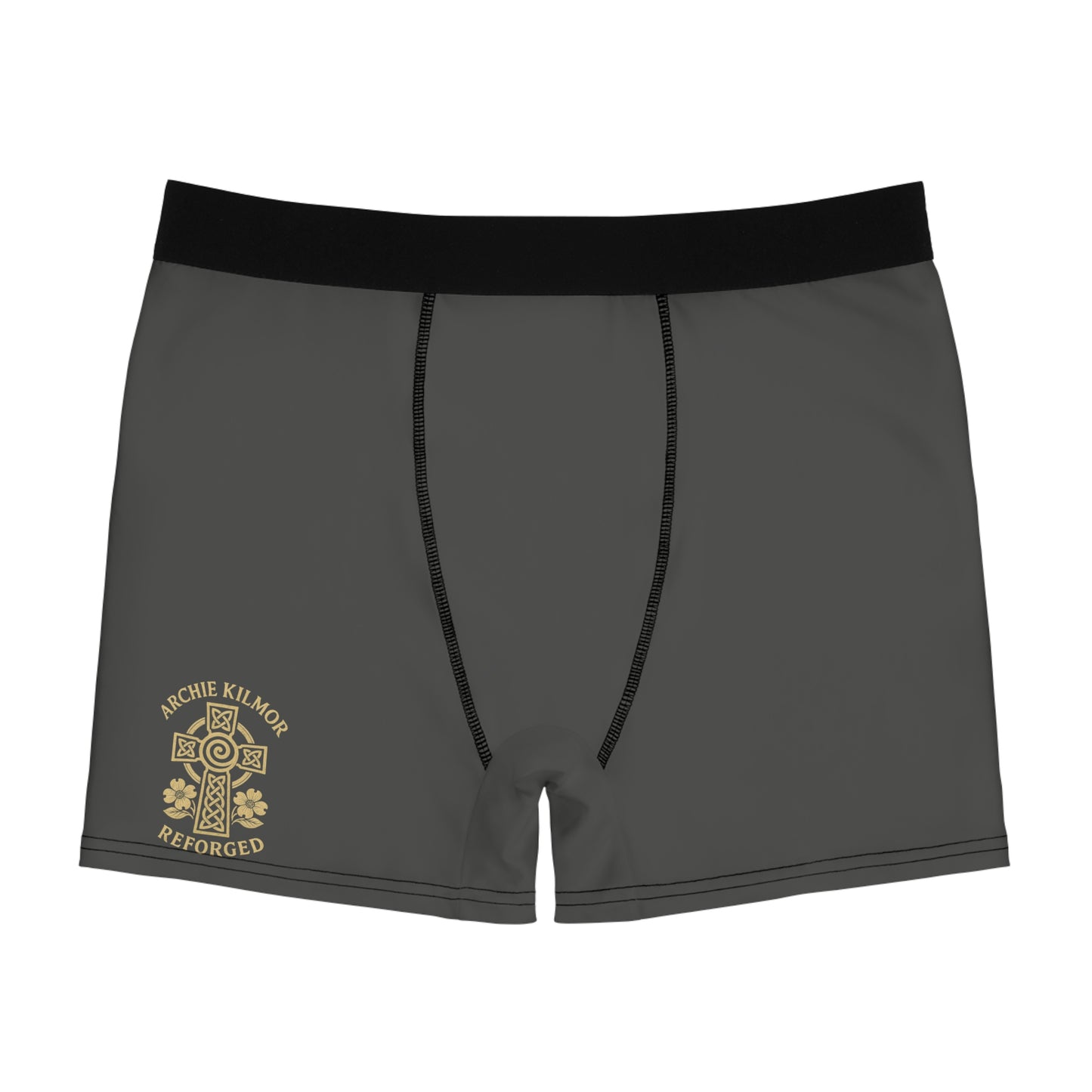 "Archie Kilmor Cross - Reforged" #01, Men's Boxer Briefs (Panzer Grey)