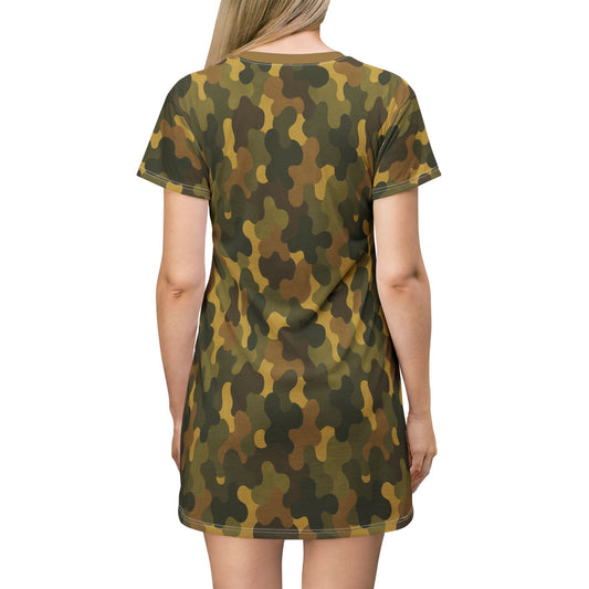 "SASR Day-Ops Camouflage", T-Shirt Dress (SASR Light Brown Collar)