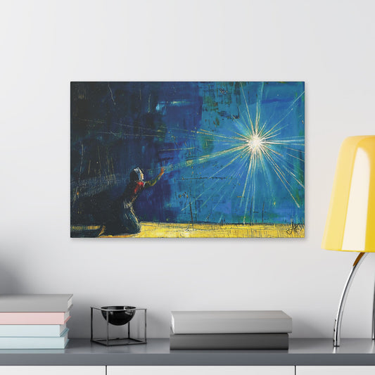 "Miraculous Connection", Stretched Classic Canvas Fine Art Print