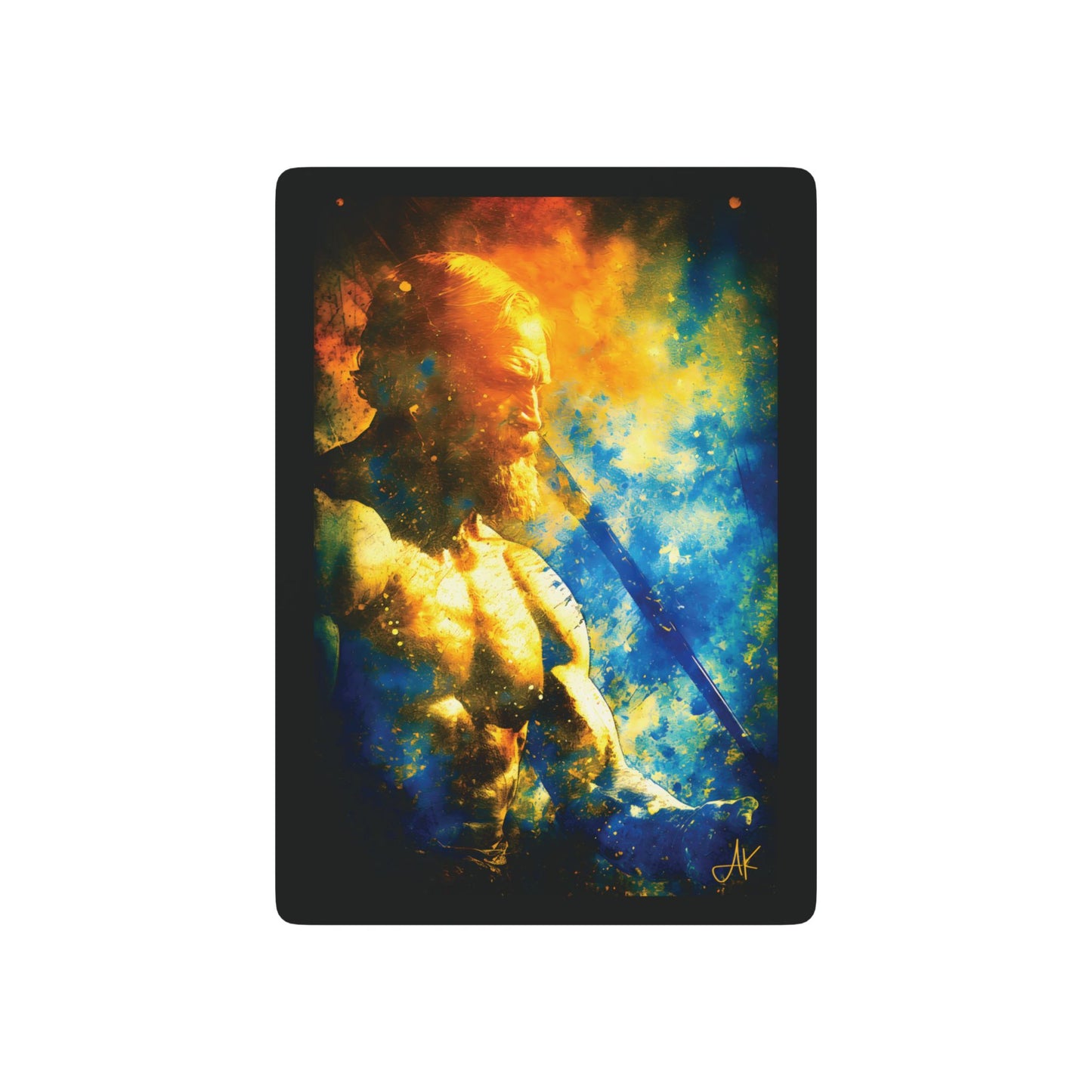"King Godred Crovan - The Man", Fine Art Playing Cards (Void Black)