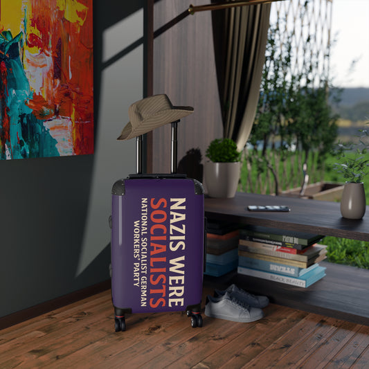 "Nazis were Socialists", Suitcase (Russian Violet)
