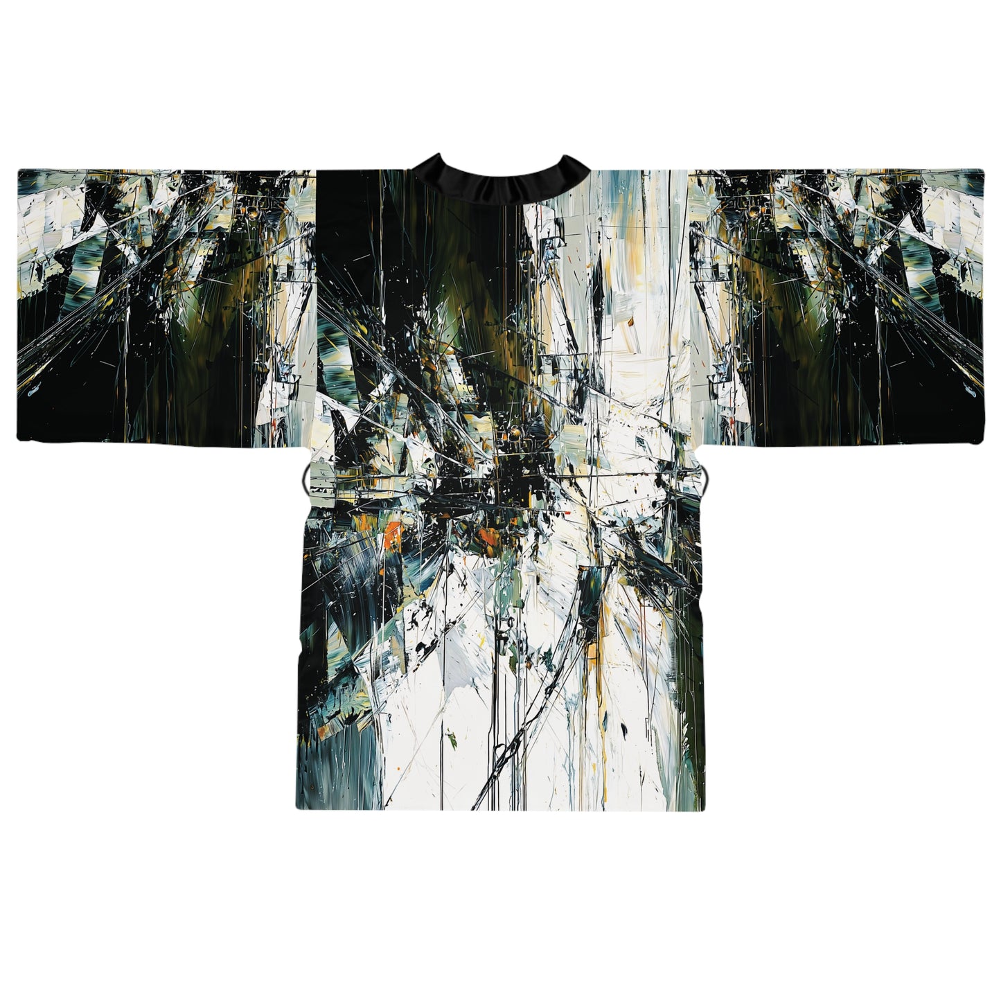 "Abstract 543", Long Sleeve Kimono Robe