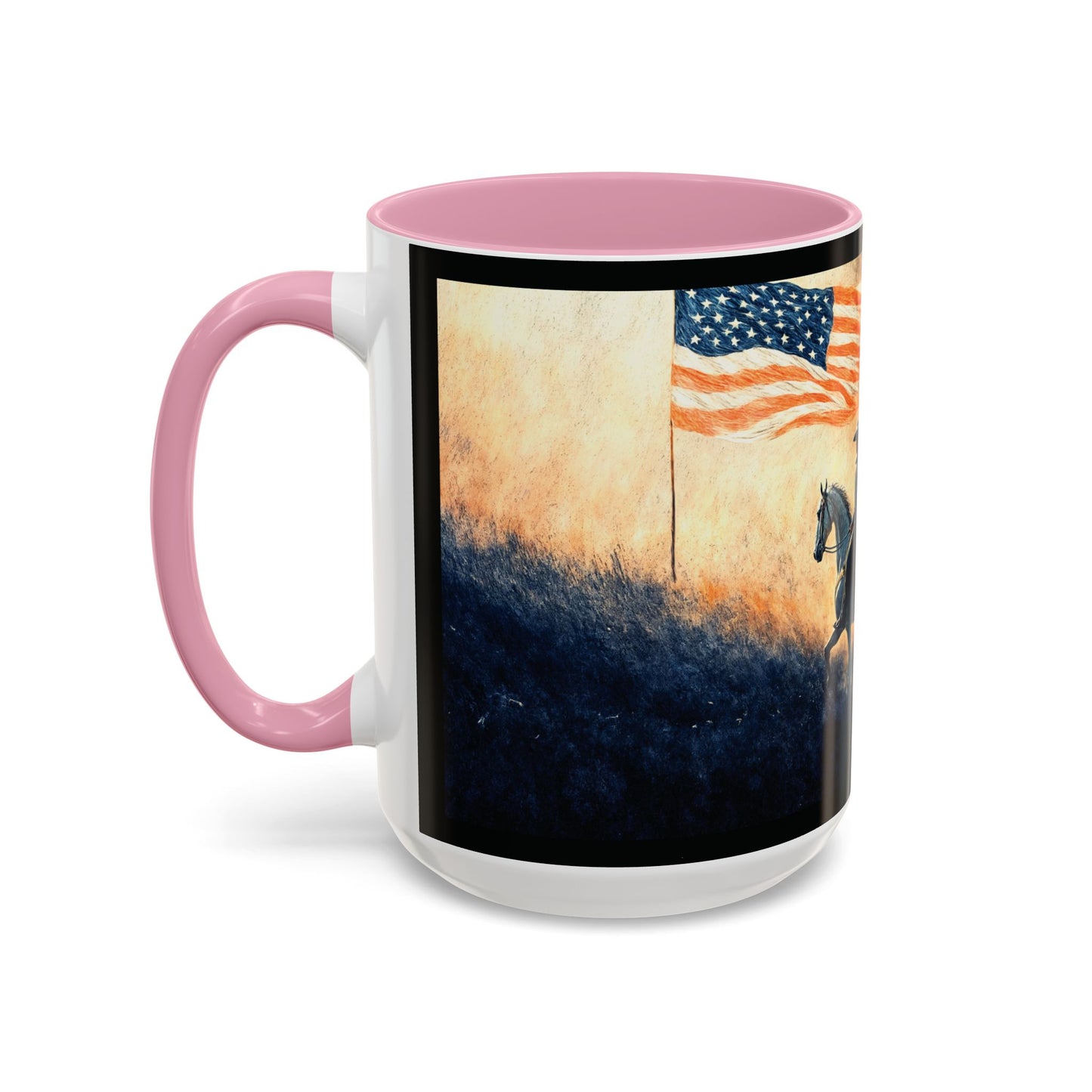 "Liberty under God", Colorful Mugs (11oz, 15oz)