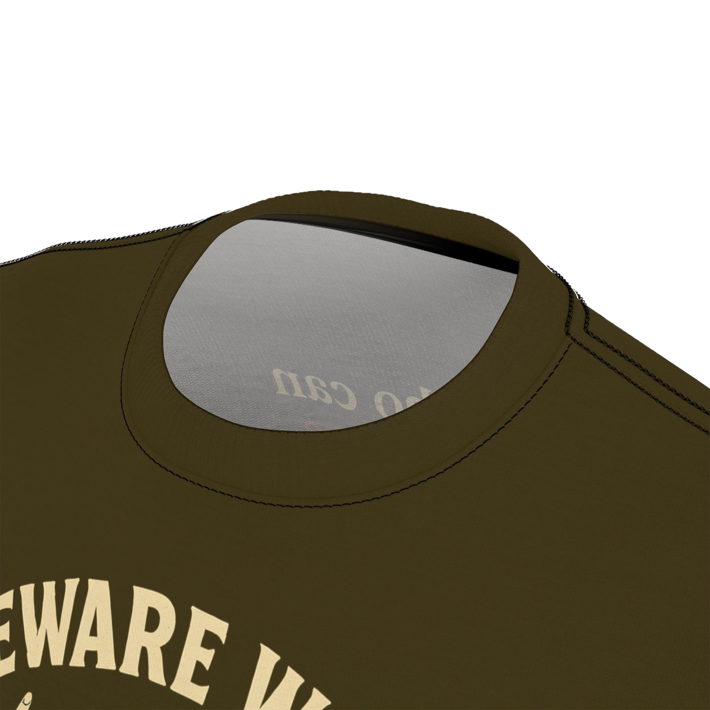 "Beware Woke - Voltaire", Wearable Art Unisex T-shirt (Camouflage Green)