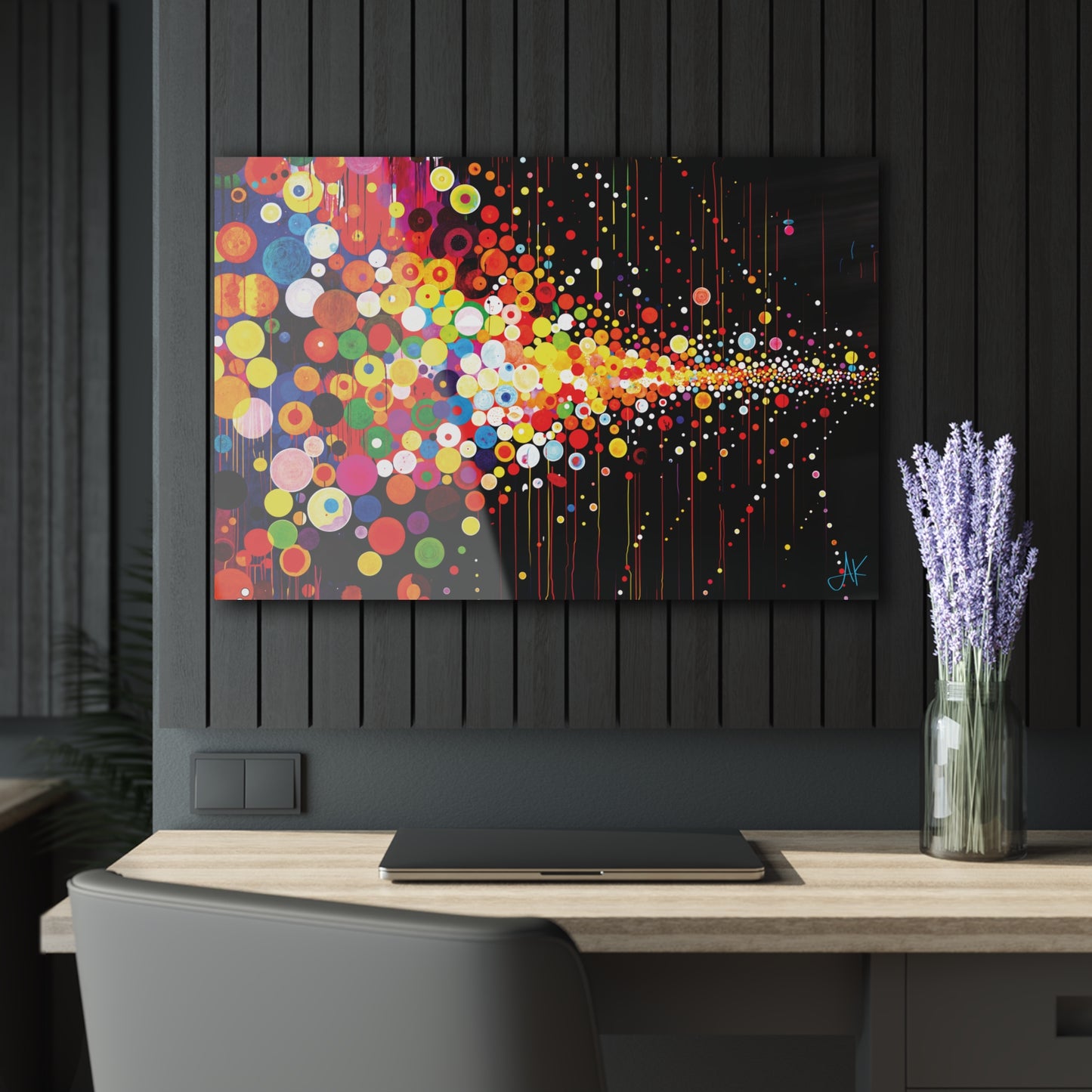 "Abstract No. 74", Fine Art Acrylic Wall Prints (French Cleat Hanging)