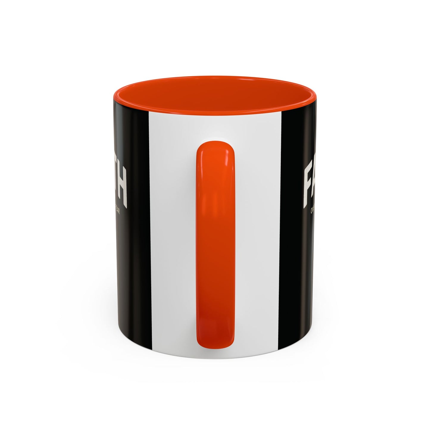 "Faith Overcomes Fear", Colorful Mugs (11oz, 15oz)