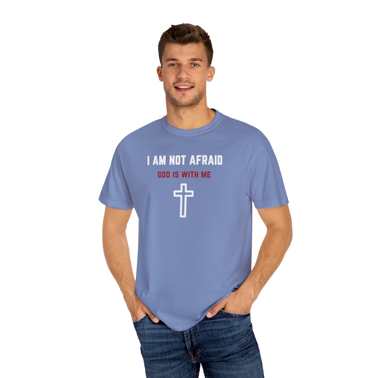 "I am not Afraid", Unisex T-shirt (Dark Colors)