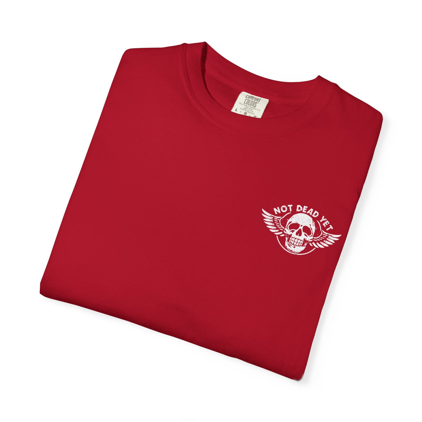 "Not Dead Yet - Winged Skull", Unisex T-shirt