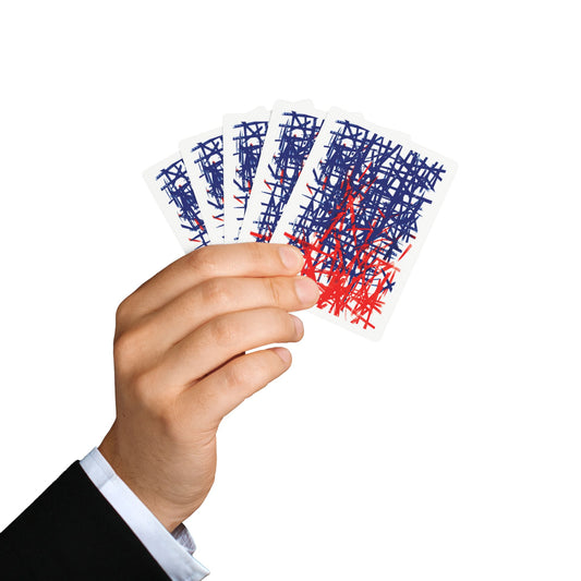 "Turning Tide", Fine Abstract Art Playing Cards (Pure White)