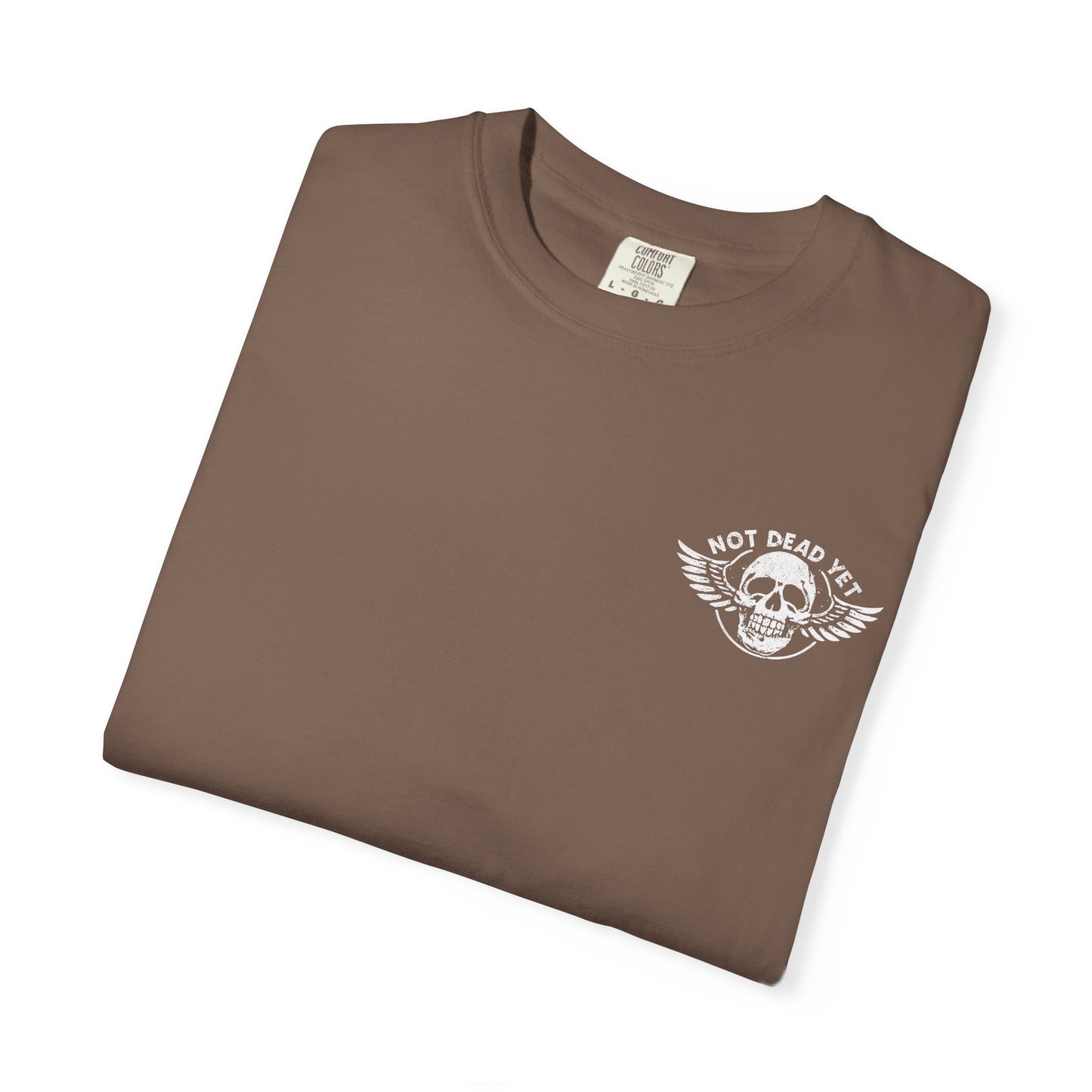"Not Dead Yet - Winged Skull", Unisex T-shirt