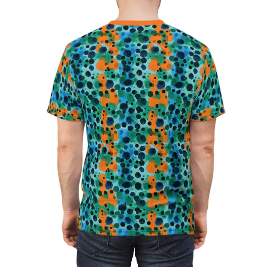 "Midnight Coral", Unisex Tee (Midnight Coral Orange)