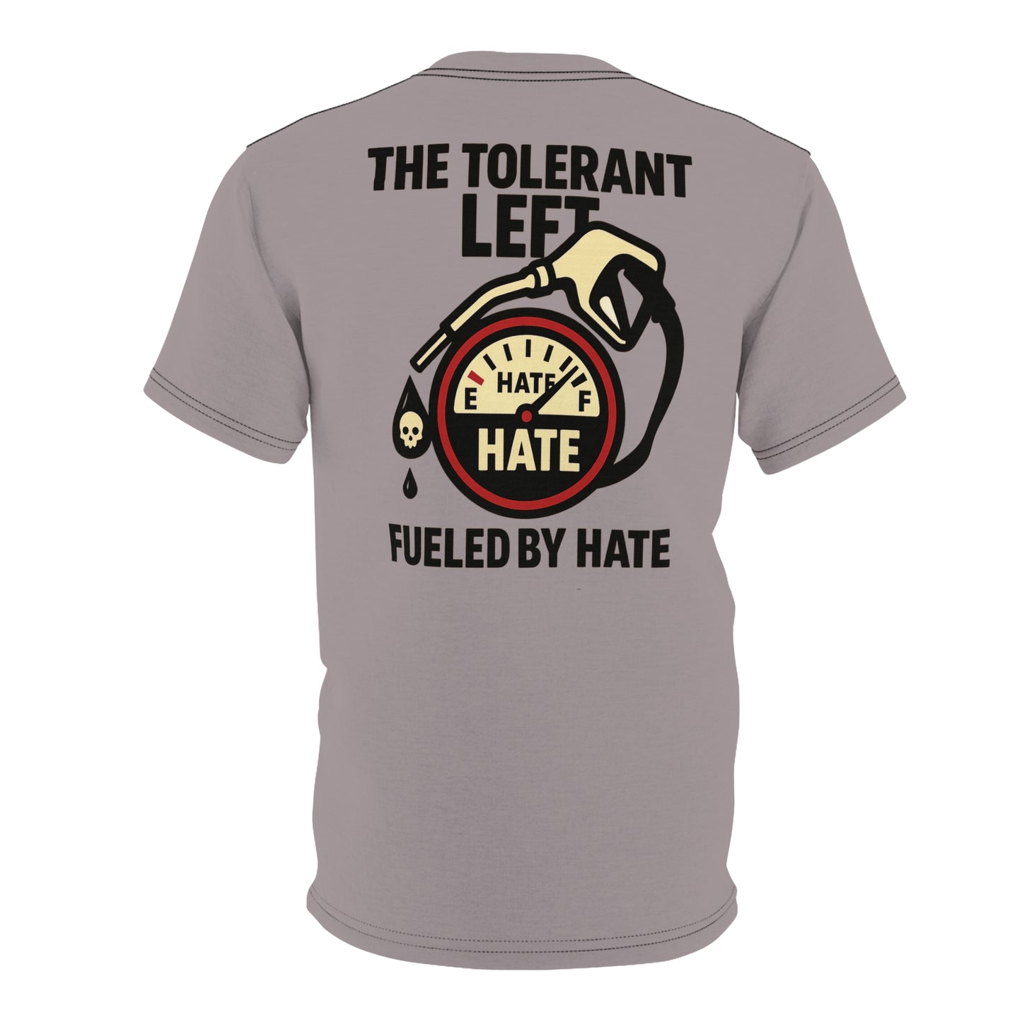 "The Tolerant Left", Unisex T-shirt (Walkway Pink Grey)