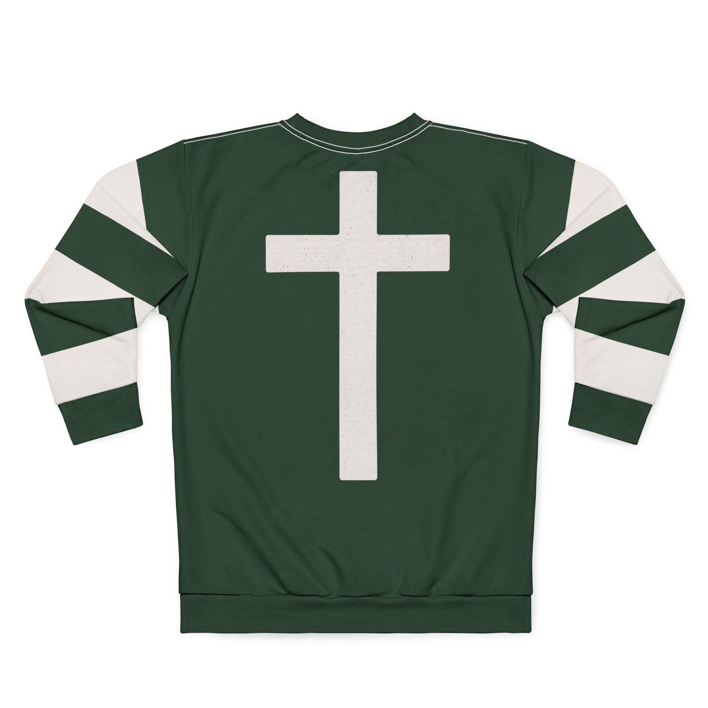 "Faith Overcomes Fear", Unisex Sweatshirt (Monsoon Green)