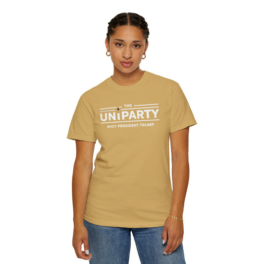 "The Uniparty Shot President Trump" #03, Unisex T-shirt