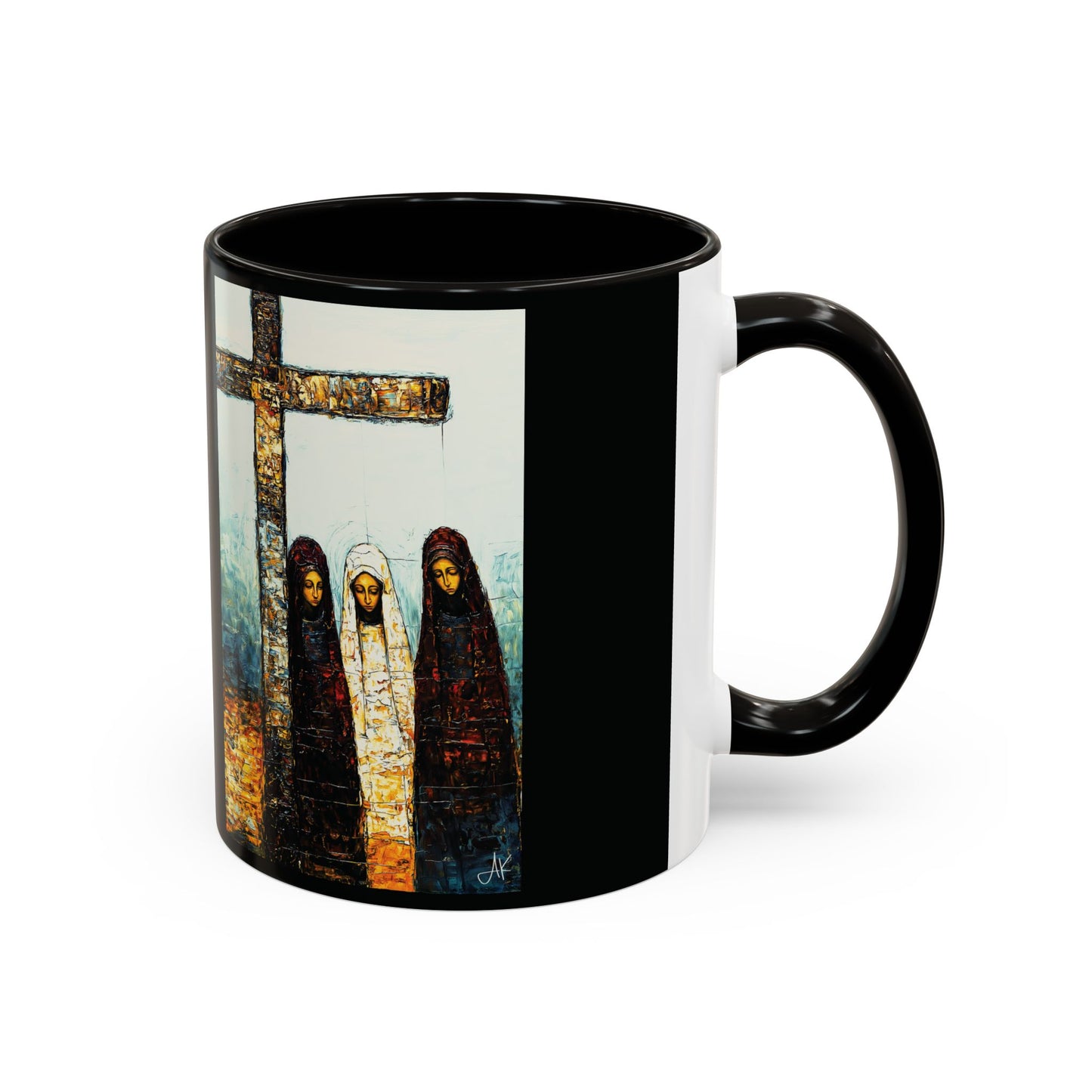 "At-the-Foot of the Cross - John 19:25", Colorful Mugs (11oz & 15oz)