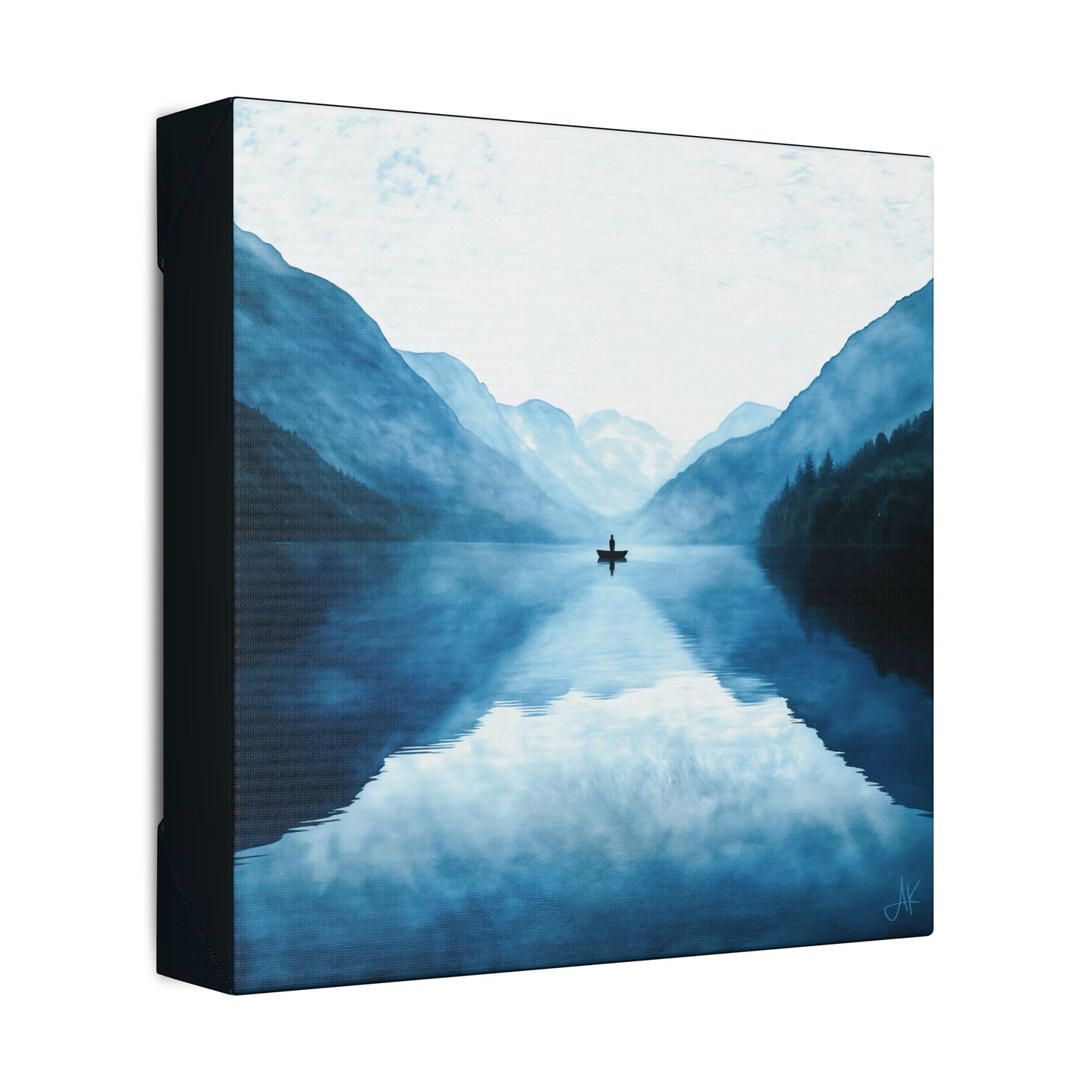 "Connected in Silence - Psalm 46:10", Stretched Classic Canvas Print