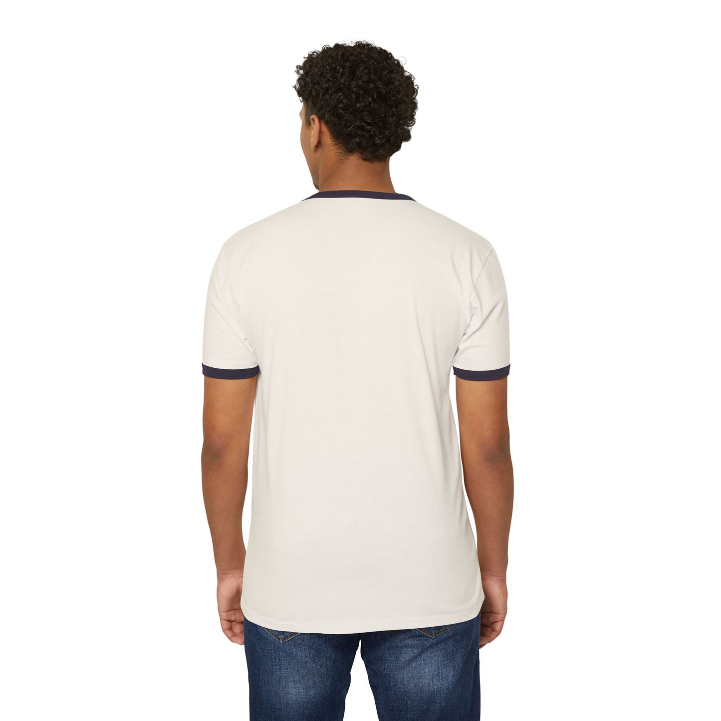 "Nothing Can Stop Trump", Unisex Cotton Ringer T-Shirt