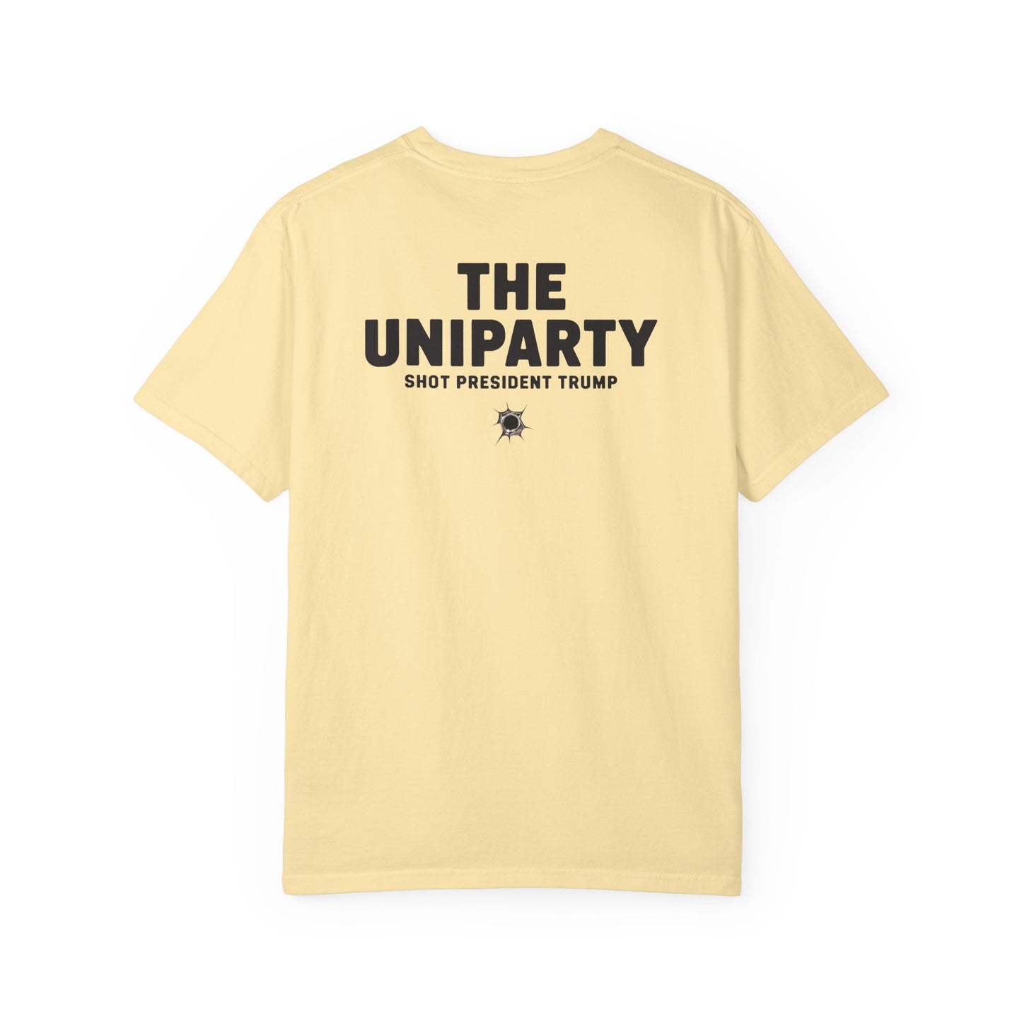 "The Uniparty Shot President Trump" #02, Unisex T-shirt