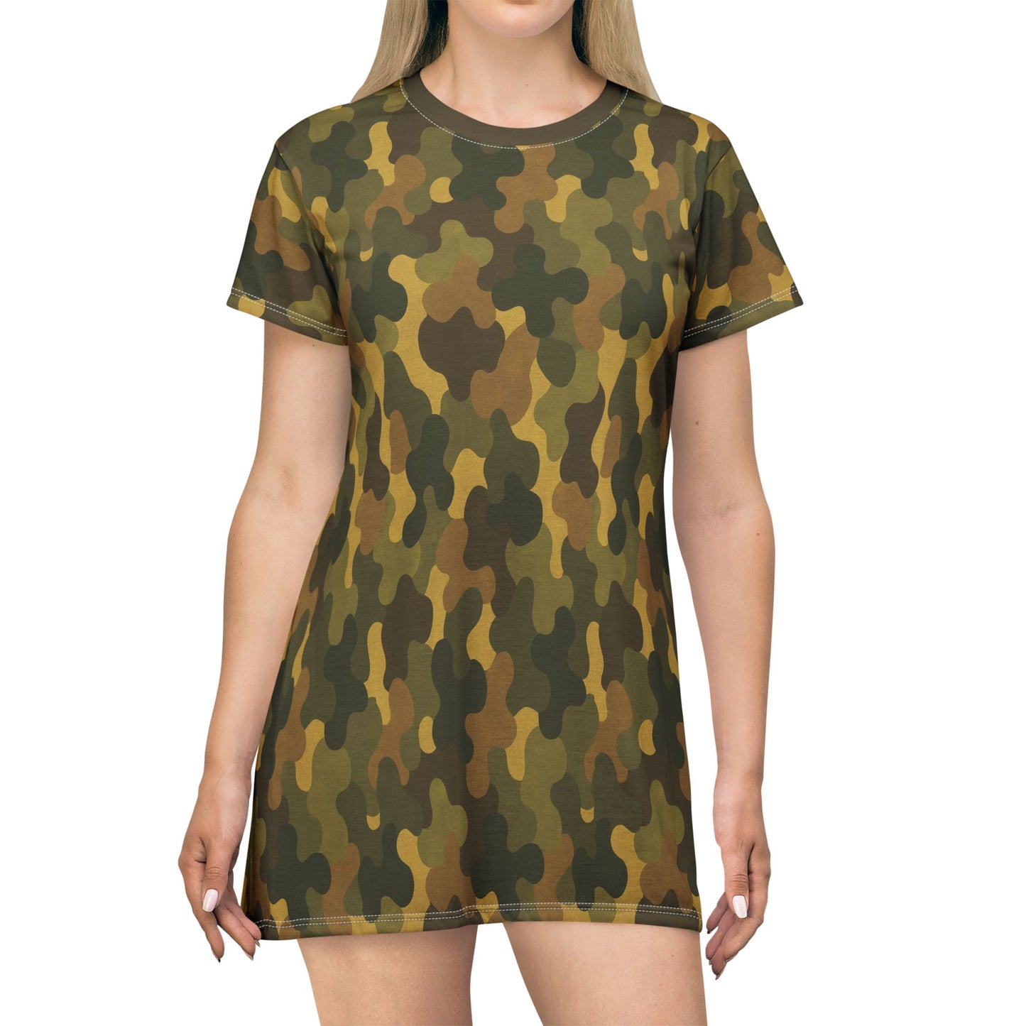 "SASR Day-Ops Camouflage", T-Shirt Dress (SASR Brown Collar)