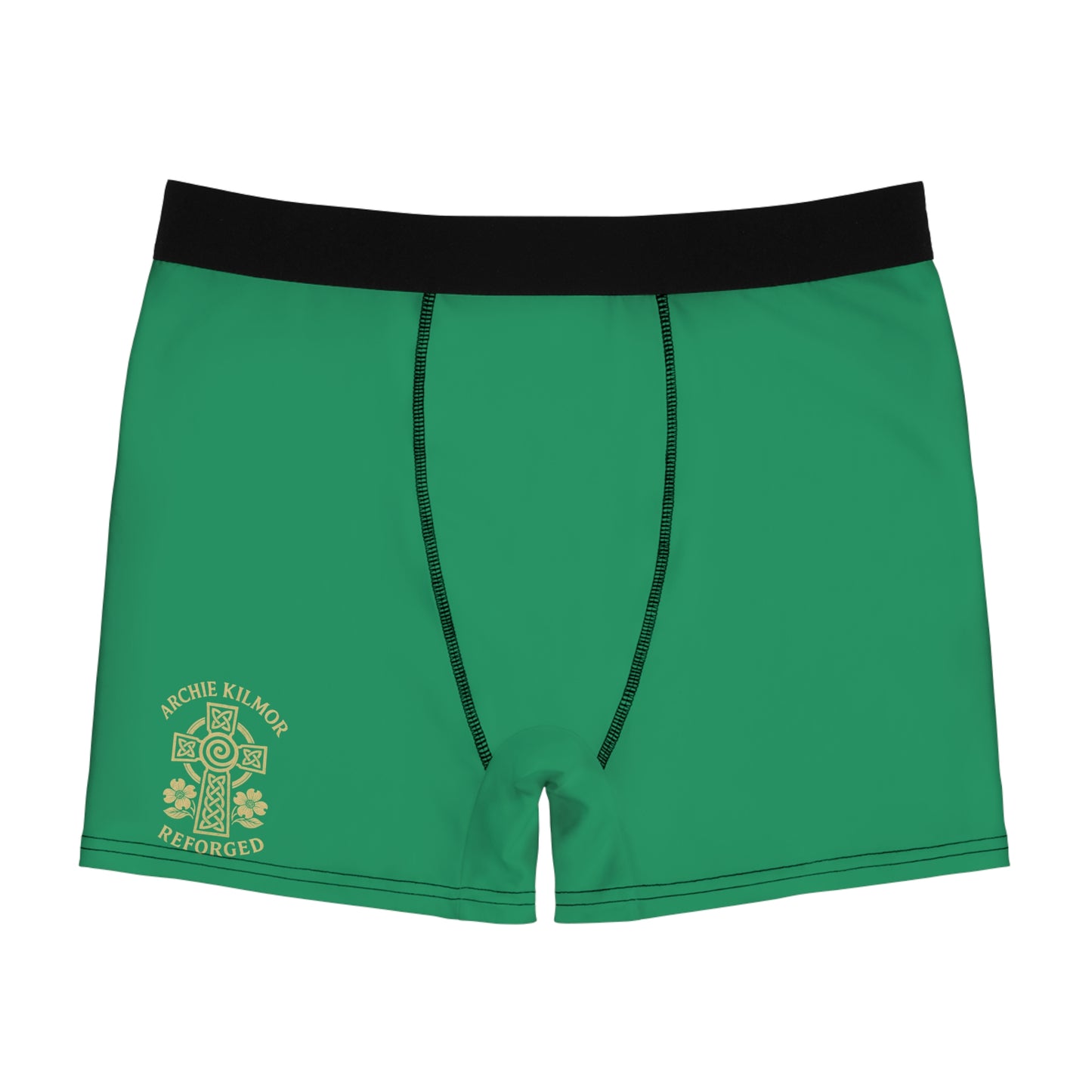 "Archie Kilmor Cross - Reforged" #01, Men's Boxer Briefs (Lagoon Tealgum)