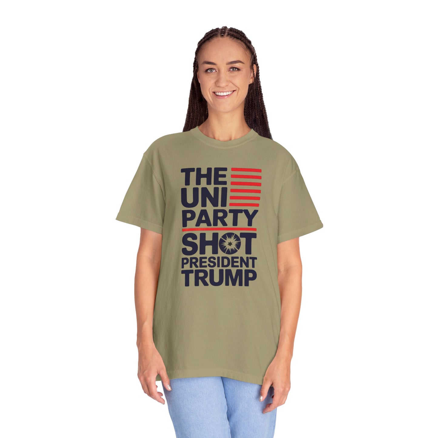 "The Uniparty Shot President Trump" #01, Unisex T-shirt