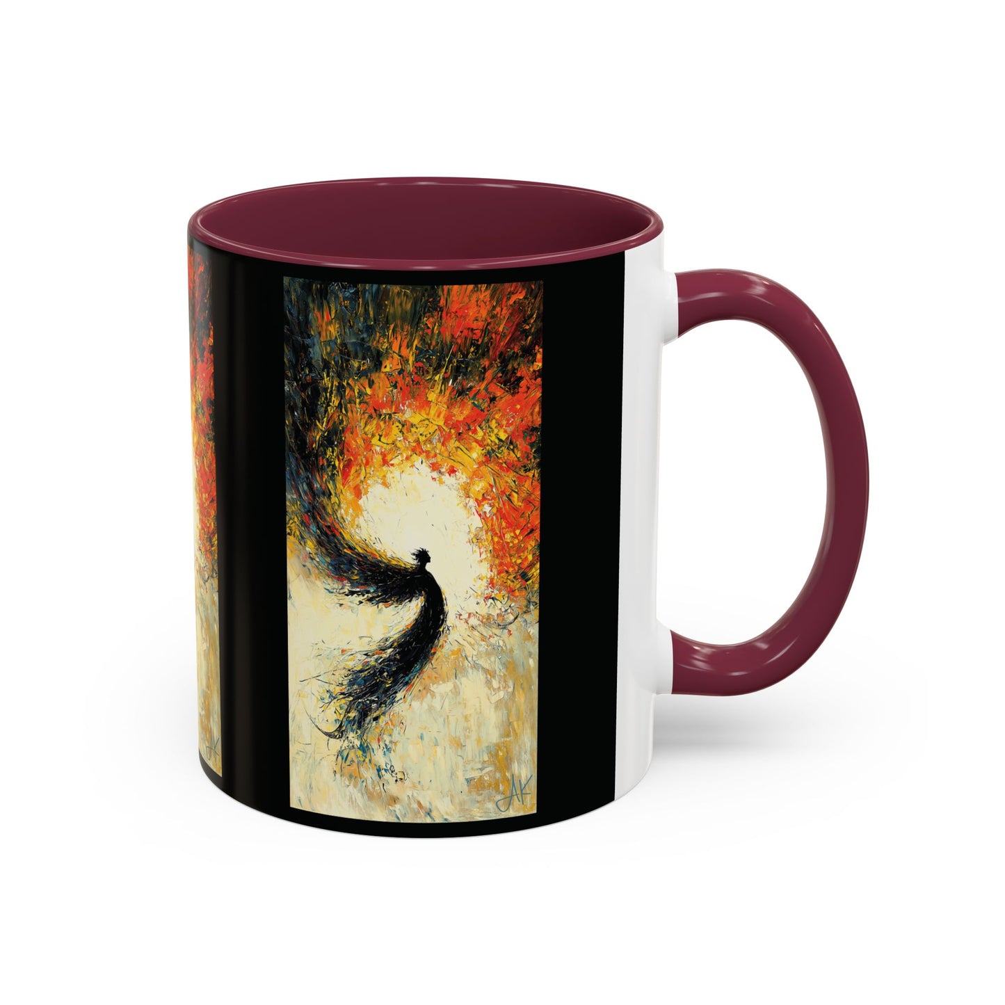 "Seraphic Aegis", Colorful Mugs (11oz, 15oz)