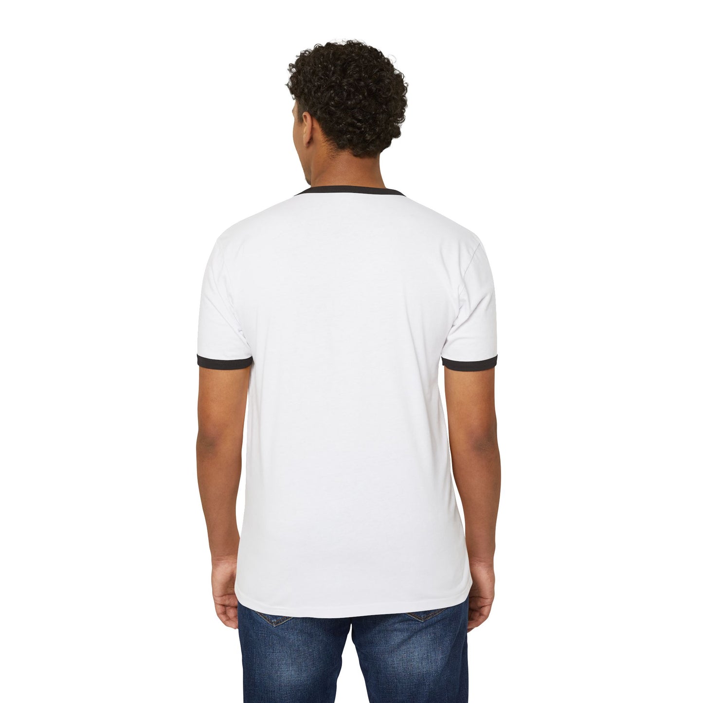 "Nothing Can Stop Trump", Unisex Cotton Ringer T-Shirt