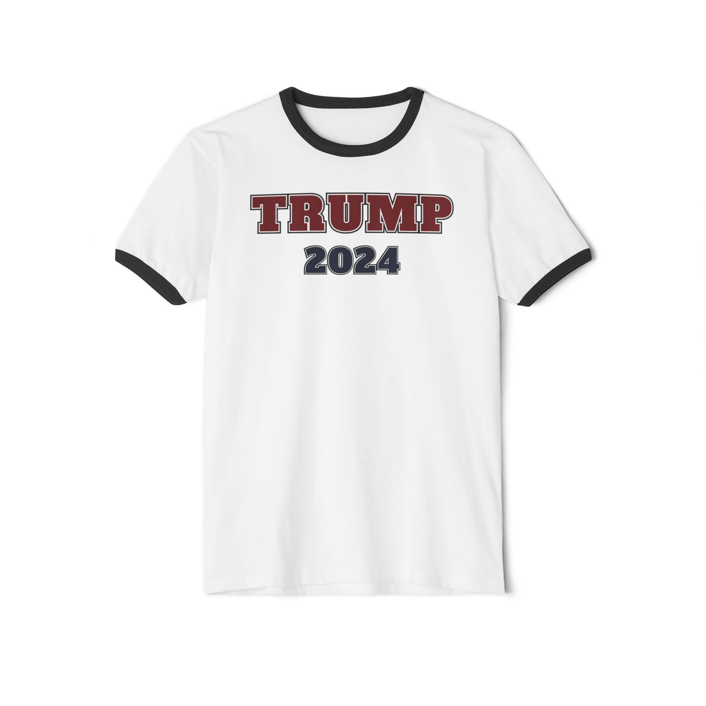 "TRUMP - 2024", Unisex Cotton Ringer T-Shirt - Historical Collectible