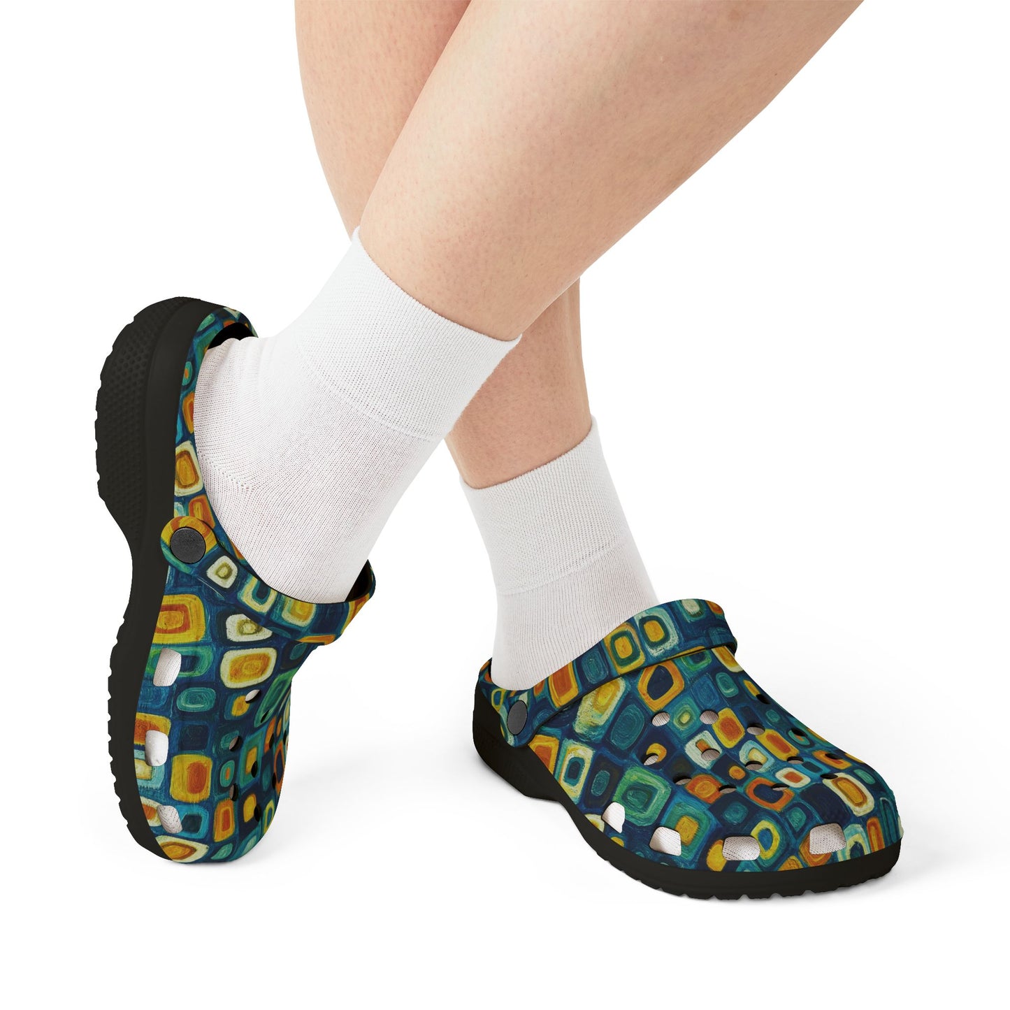 "Soul Mosaic", Foam Rubber Clogs