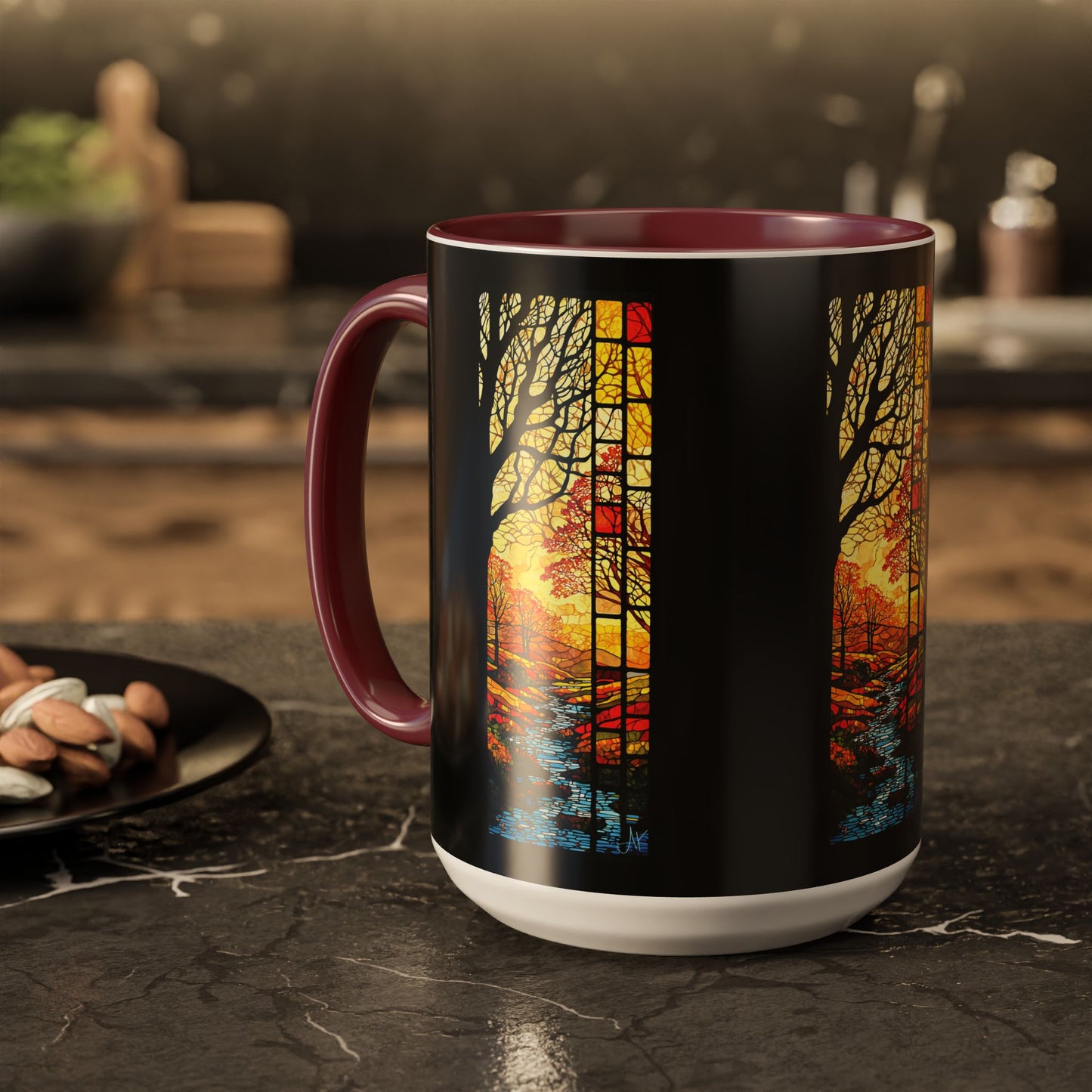"Realization at 5", Colorful Mugs (11oz, 15oz)