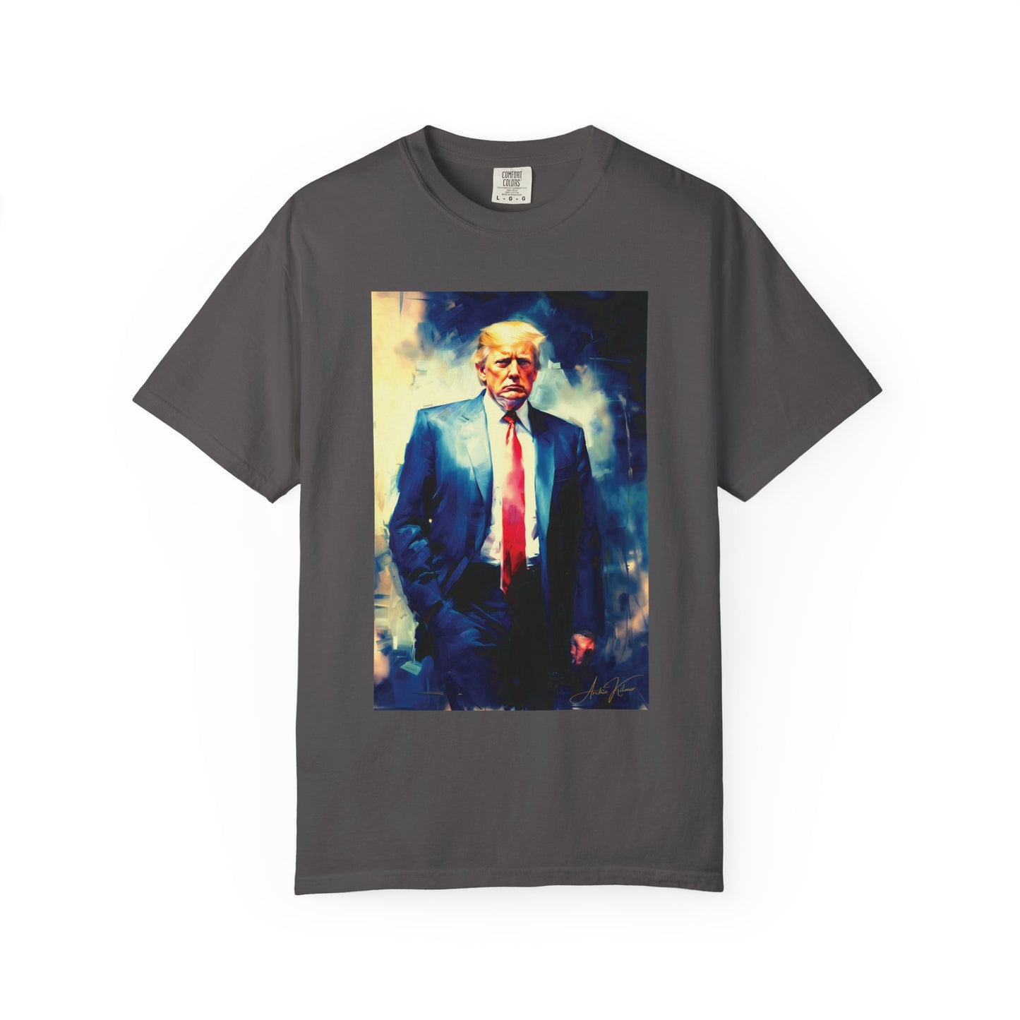 "Trump Portrait No. 6", Unisex T-shirt (Dark Colors)