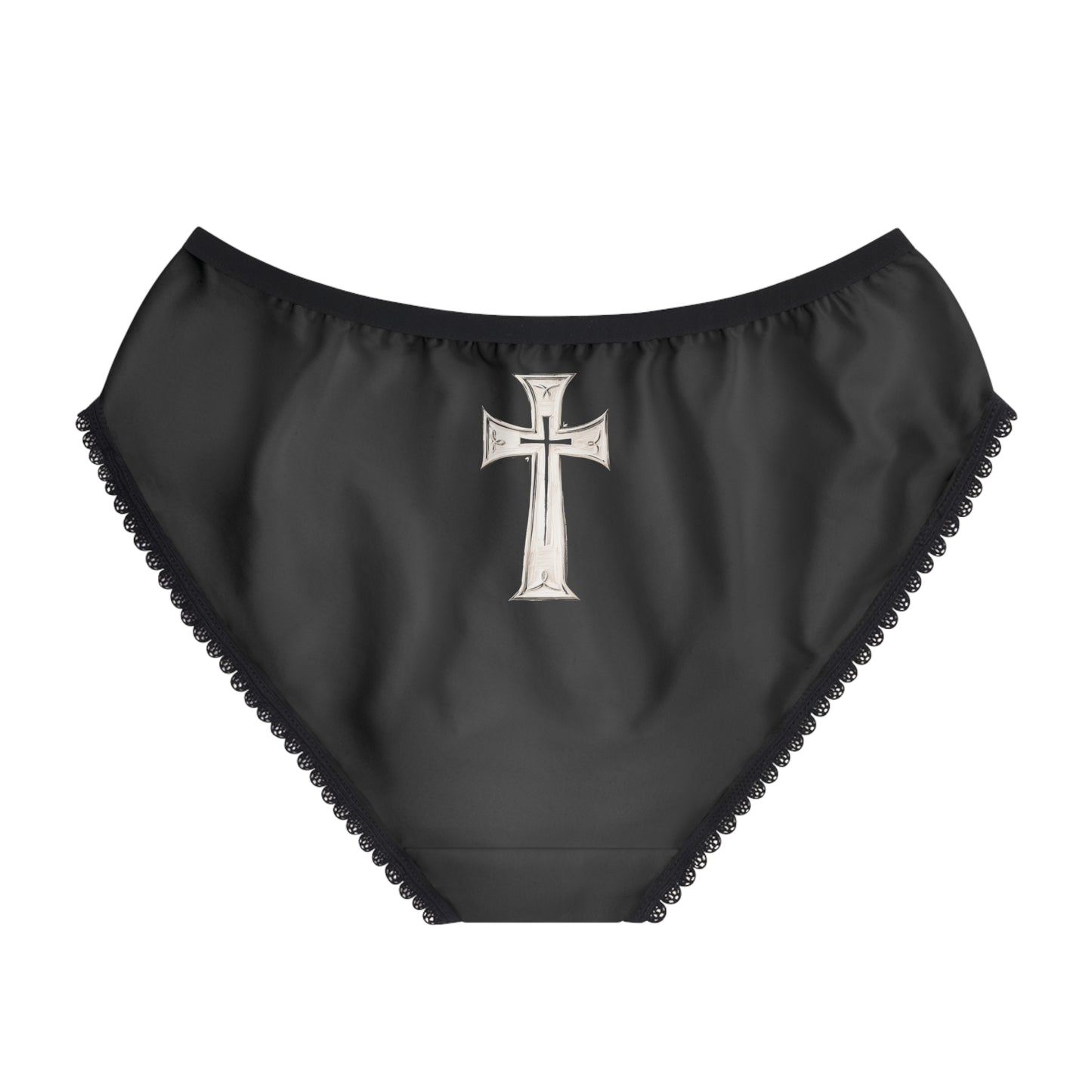 "First Darkness Then Comes Light" #02, Women's Briefs (Raven Black)
