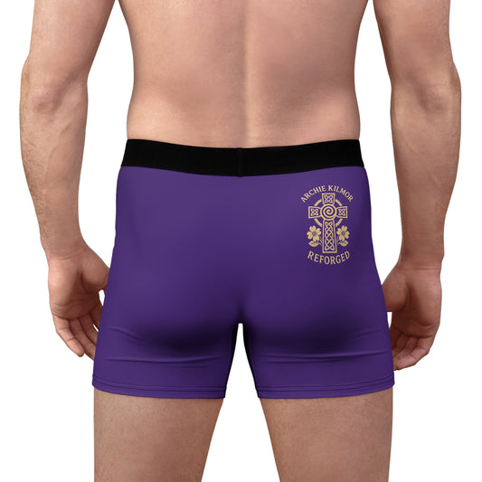 "Archie Kilmor Cross - Reforged" #01, Men's Boxer Briefs (Purple)