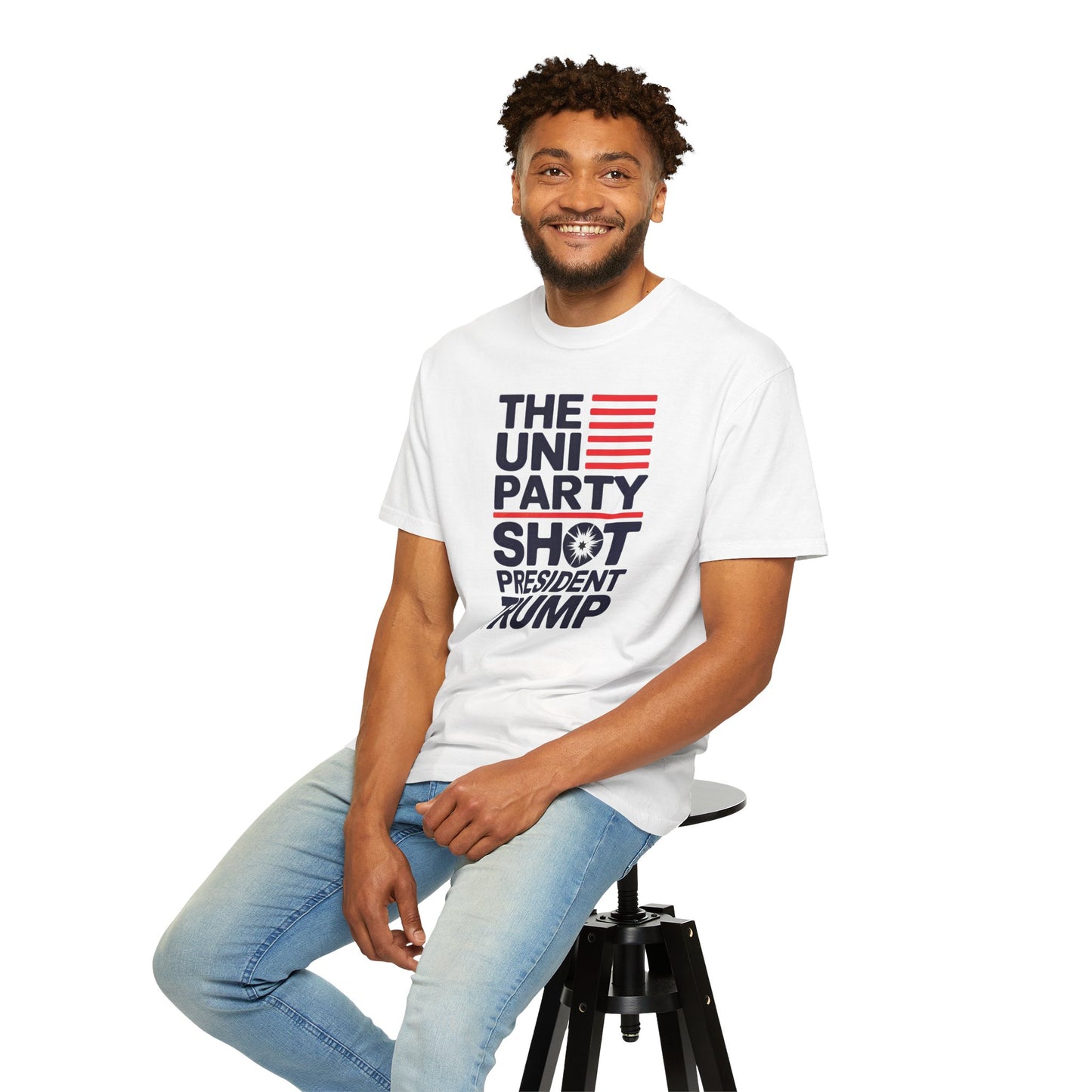 "The Uniparty Shot President Trump" #01, Unisex T-shirt