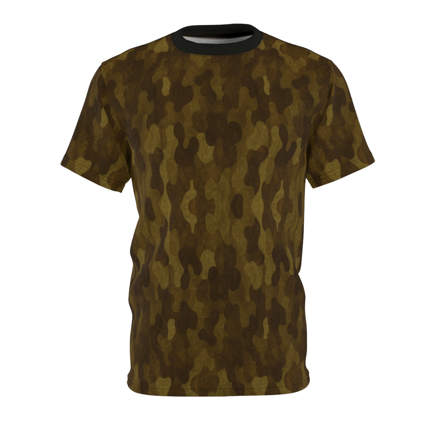 "Swamp Recon Camouflage", Unisex Tee (Alligator Black Collar)