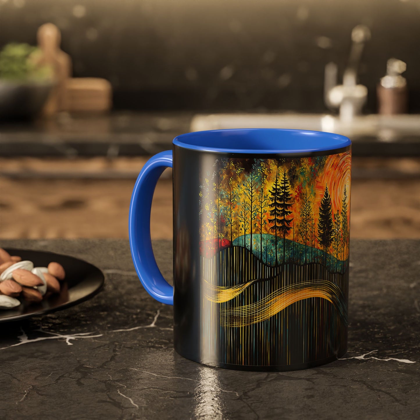 "Sacred Resonance", Colorful Mugs (11oz, 15oz)