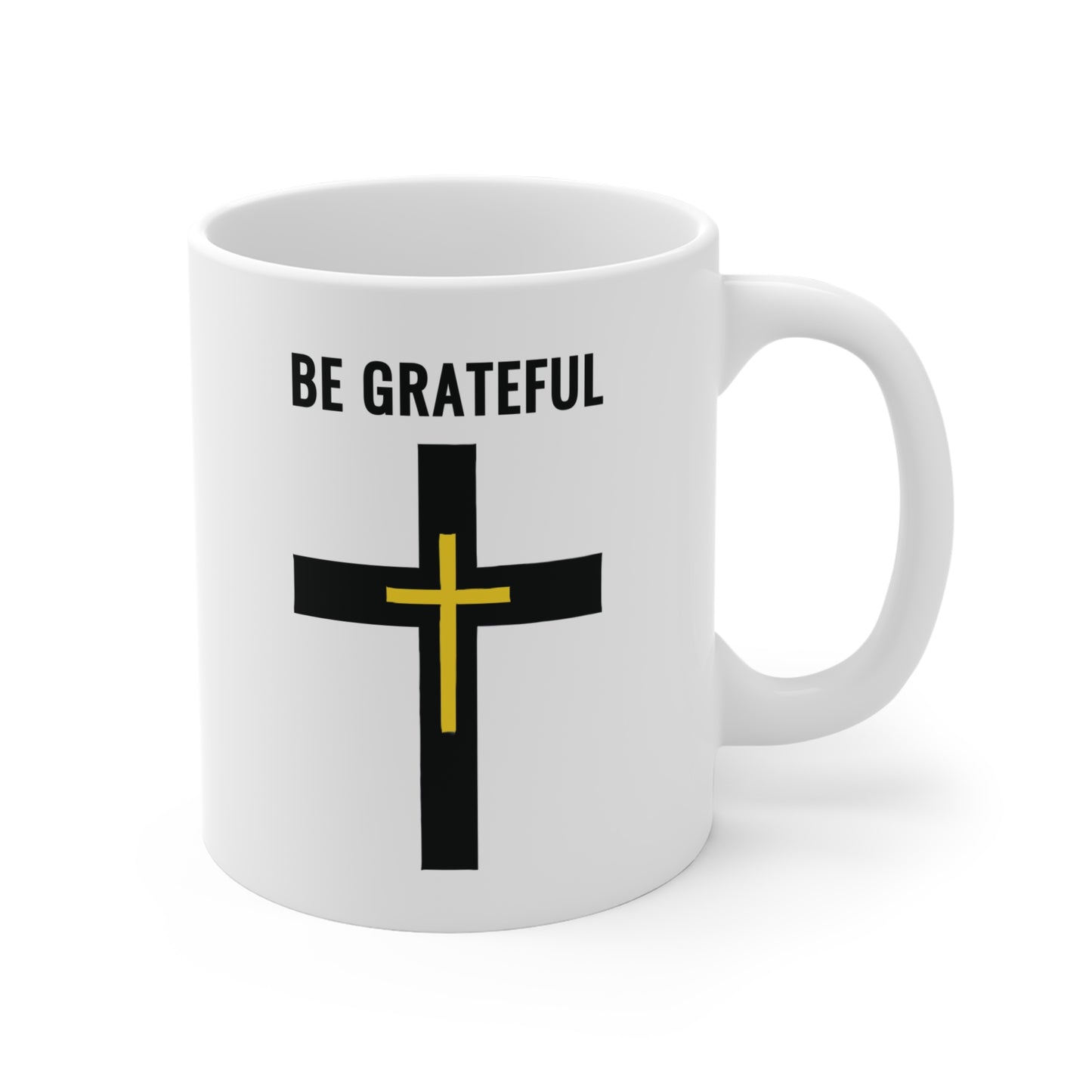 "Be Grateful", White Mug (11oz)