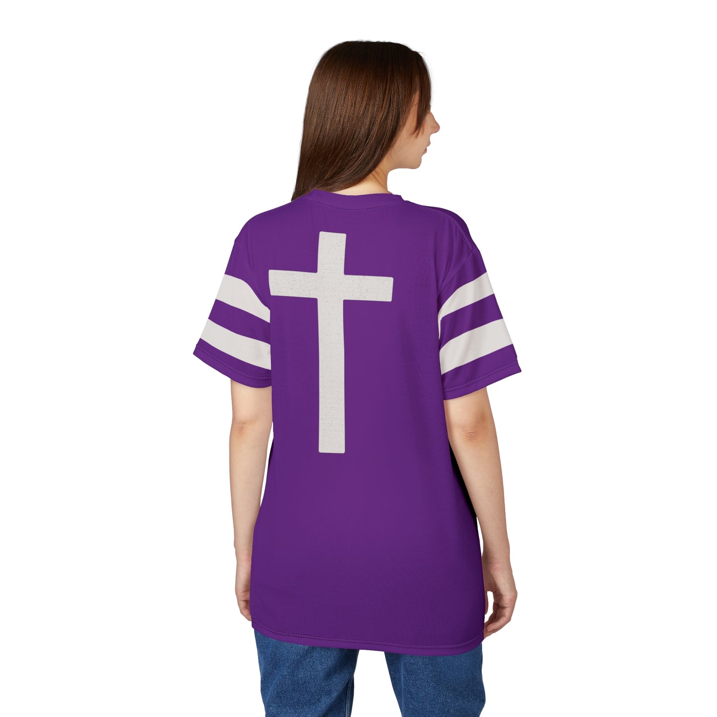 "Faith Overcomes Fear", Unisex Tee (Vesper Violet)