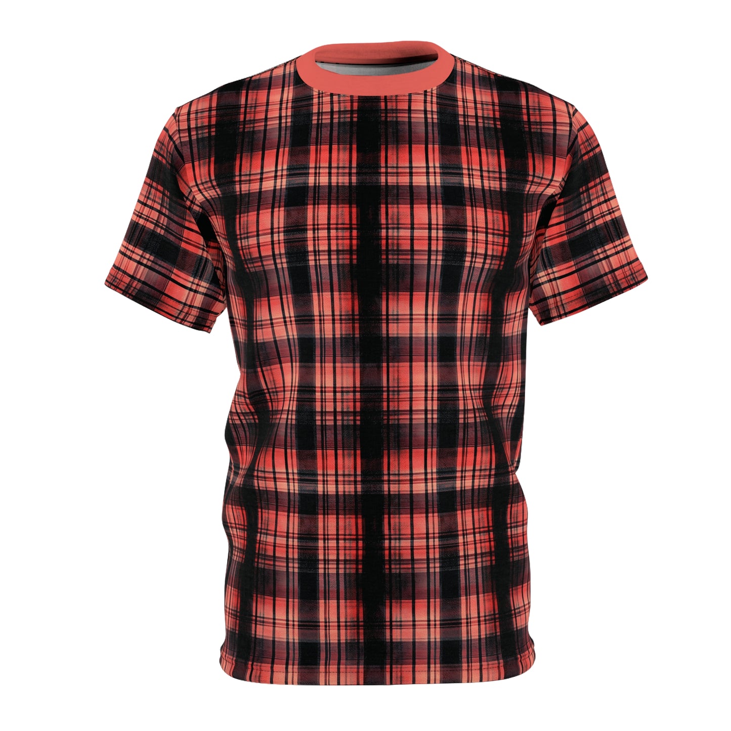 "Kin of Flame", Unisex Tee (Faded Red Collar)