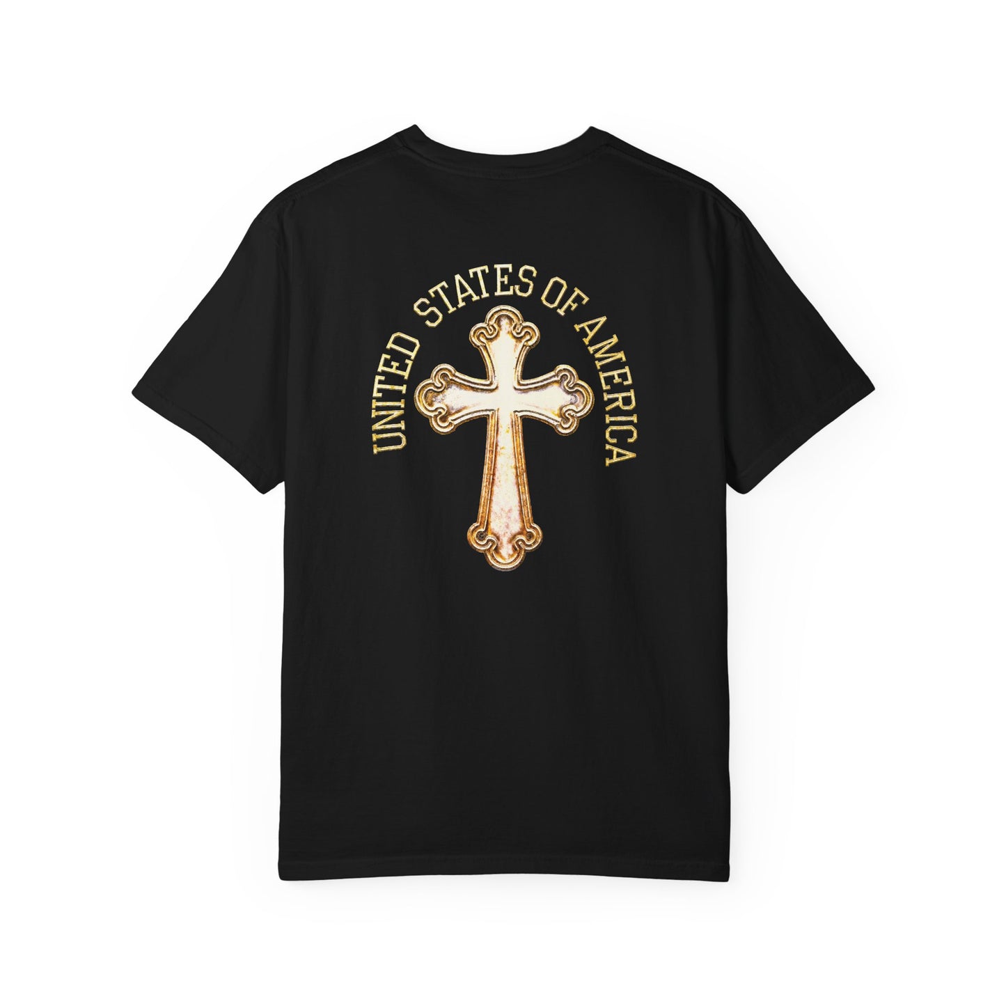 "USA Gold Cross", Unisex T-shirt