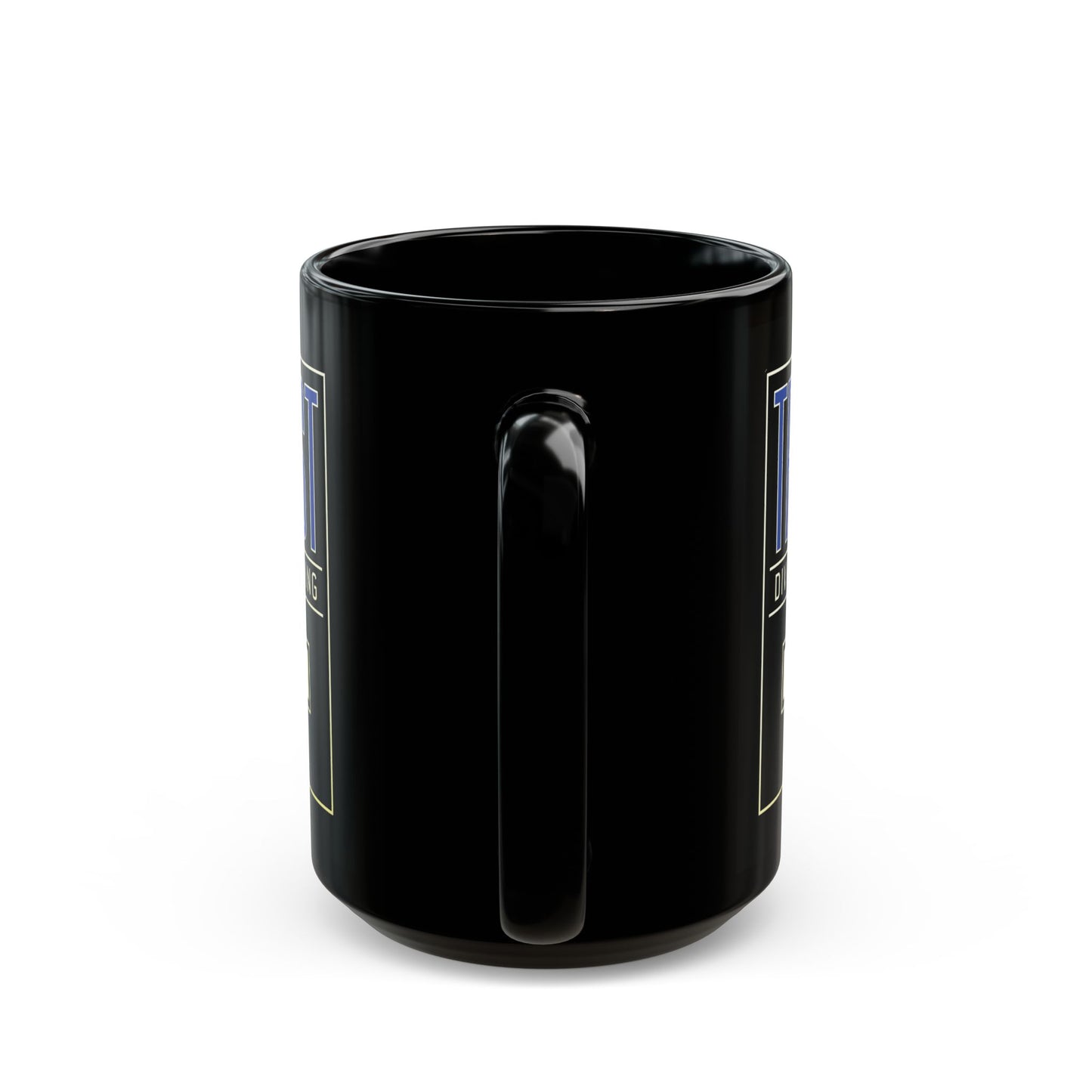 "Trust Divine Timing" #01, Black Mug (11oz & 15oz)