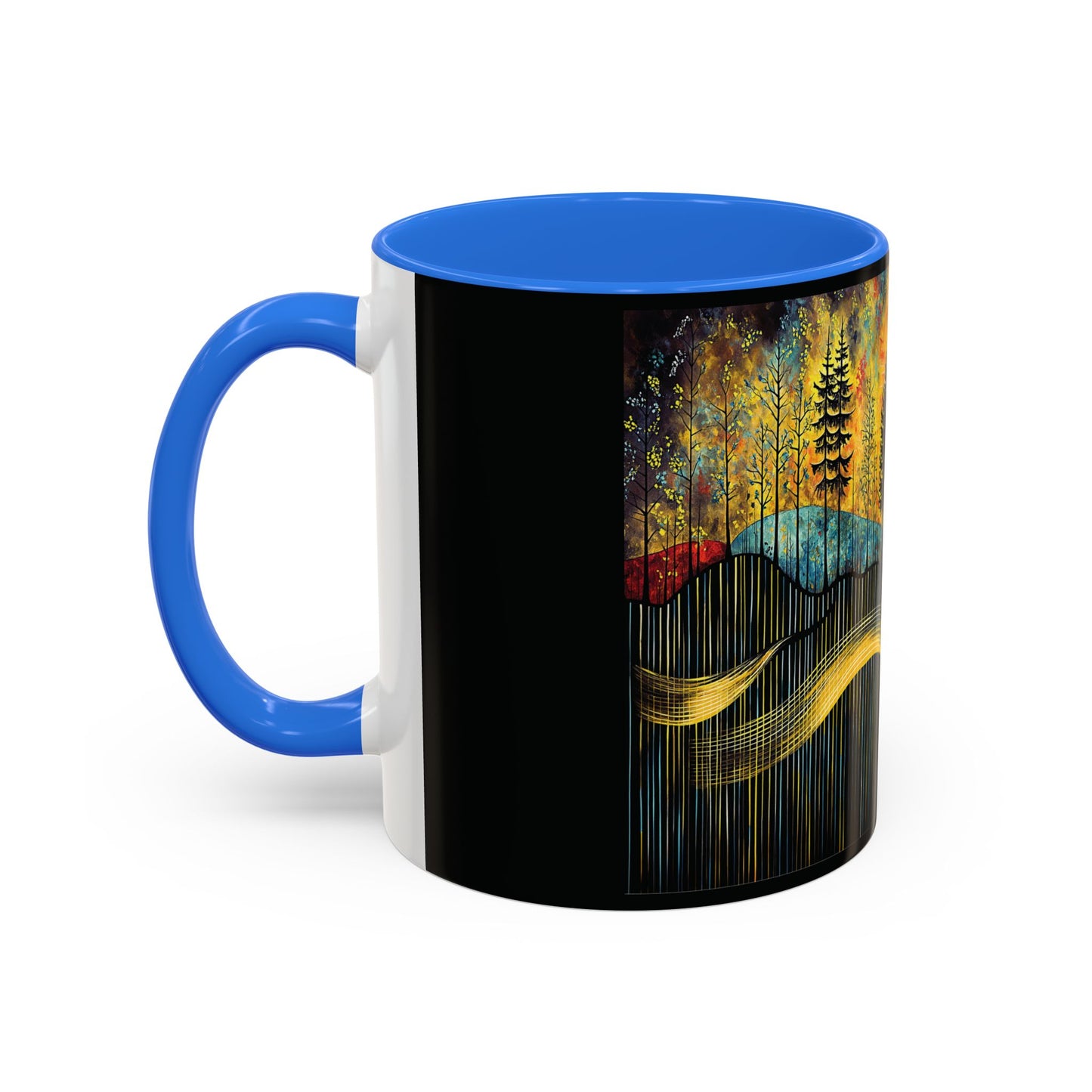 "Sacred Resonance", Colorful Mugs (11oz, 15oz)