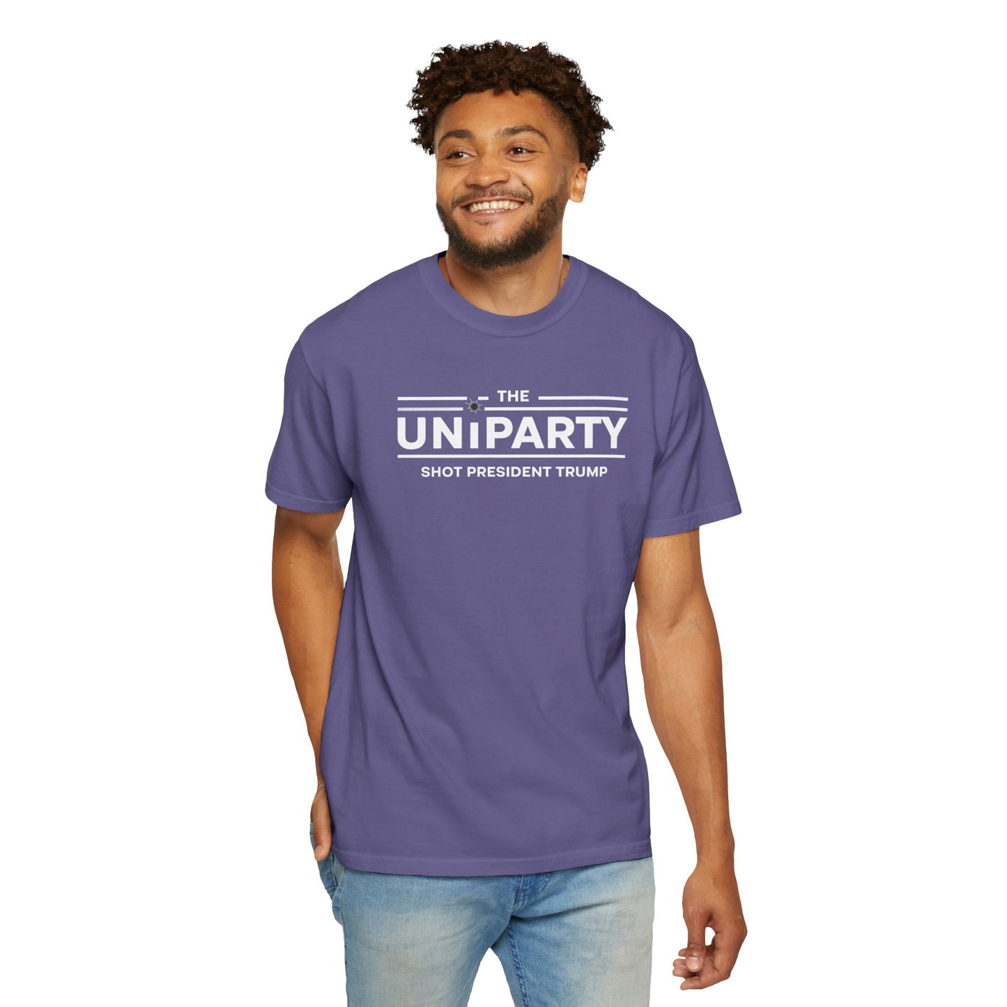 "The Uniparty Shot President Trump" #03, Unisex T-shirt