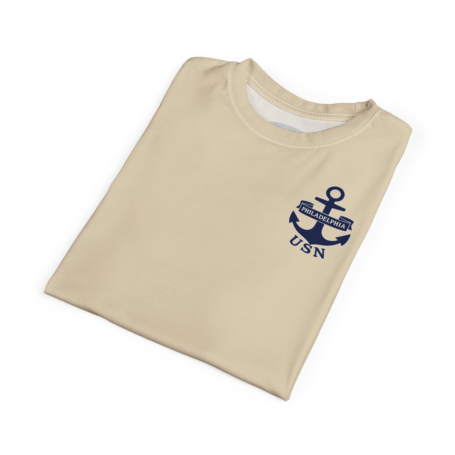 "USN Anchor", Unisex T-shirt (Canvas Sail)