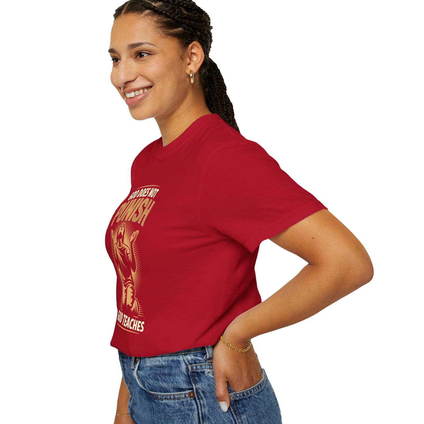 "God Does Not Punish - God Teaches" #02, Unisex T-shirt