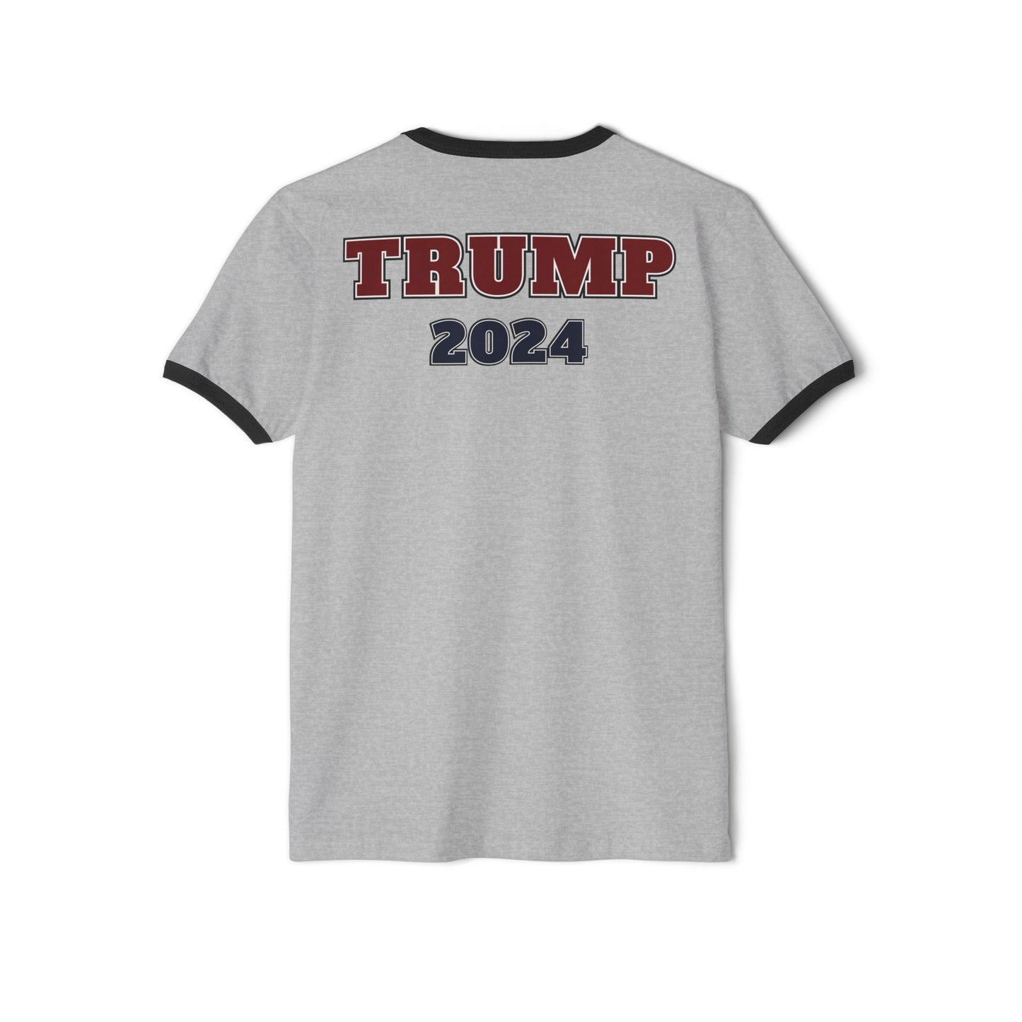 "TRUMP - 2024", Unisex Cotton Ringer T-Shirt - Historical Collectible