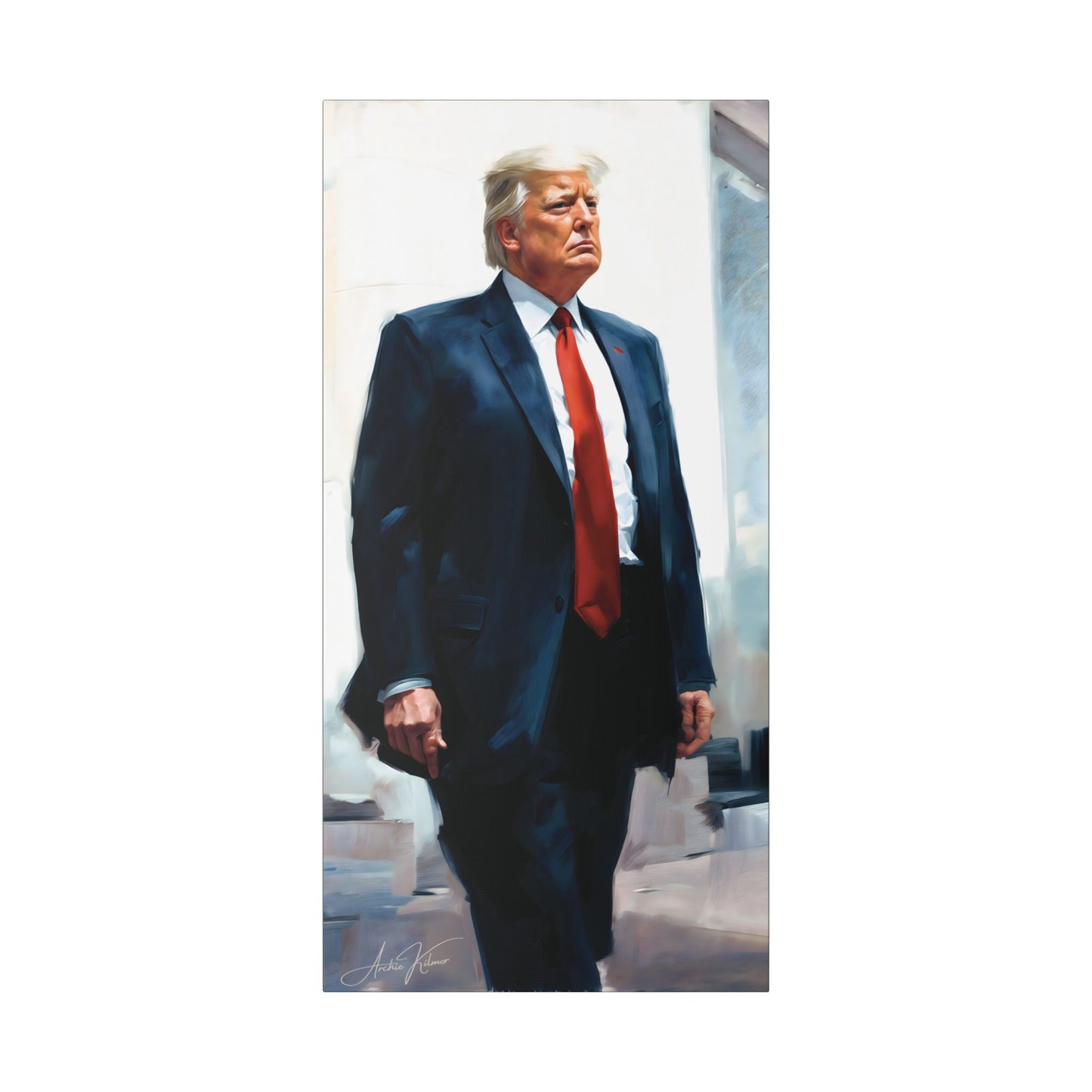 "Trump Portrait" #11, Stretched Classic Canvas Fine Art Print