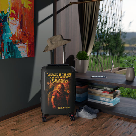 "Psalm 1:1 (KJV), Suitcases (Void Black)
