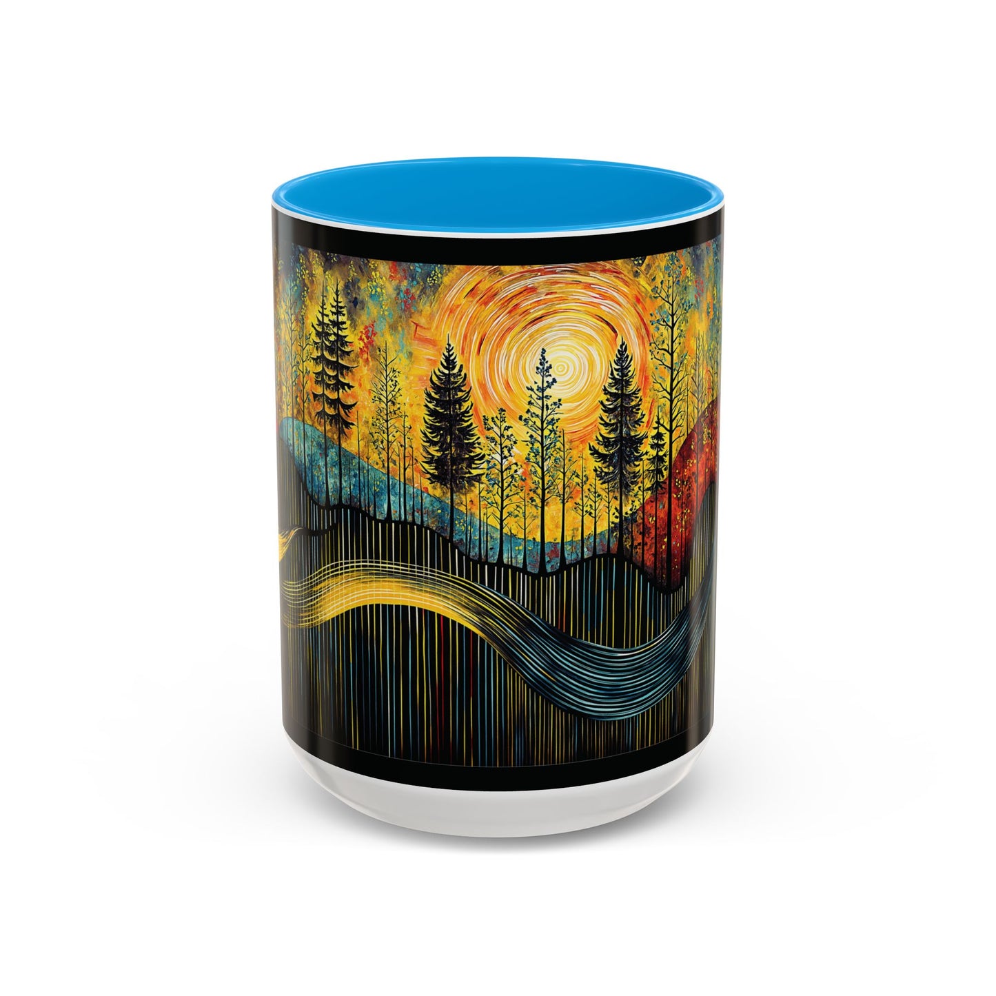 "Sacred Resonance", Colorful Mugs (11oz, 15oz)